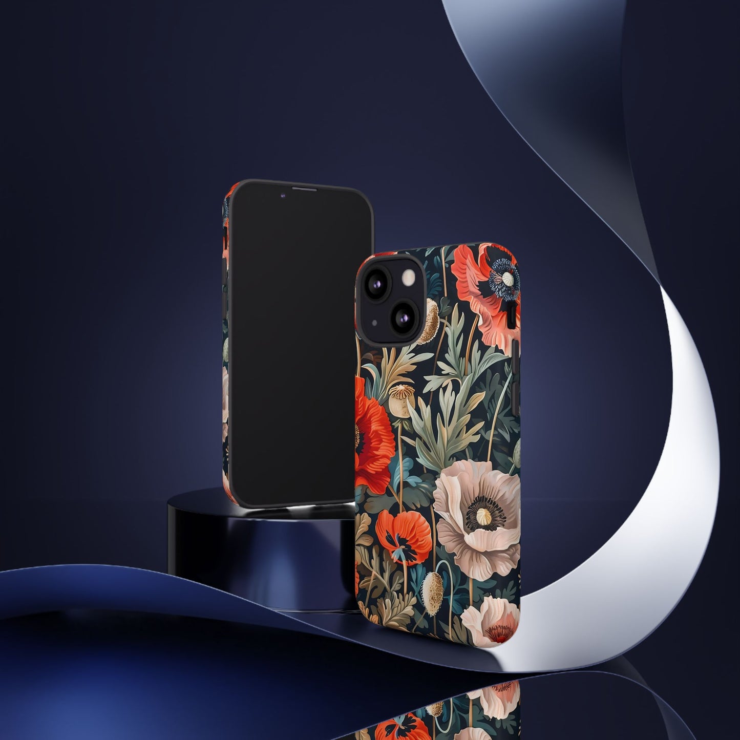 Floral Phone Case - Tough Cases, Flower Design, Chic Tech Accessories, Stylish Gifts, Unique Phone Protectors