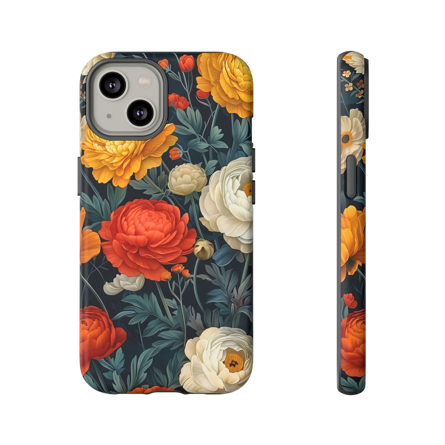 Floral Tough Case for Phones | Durable Floral Phone Cover, Boho Chic, Unique Gift for Her, Phone Protection, Flower Design