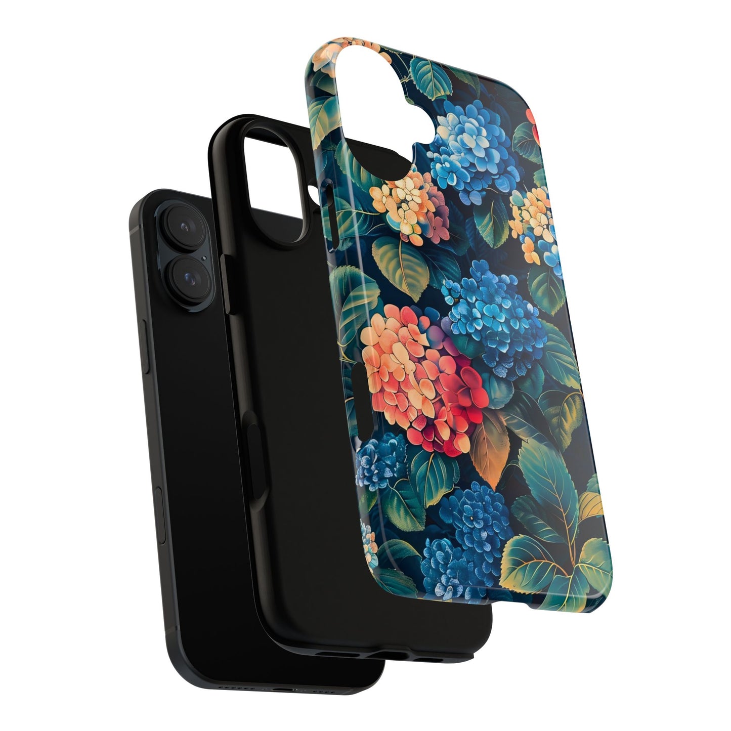 Floral Tough Phone Case, Durable Smartphone Cover, Flower Design, Gift for Her, Stylish Protection