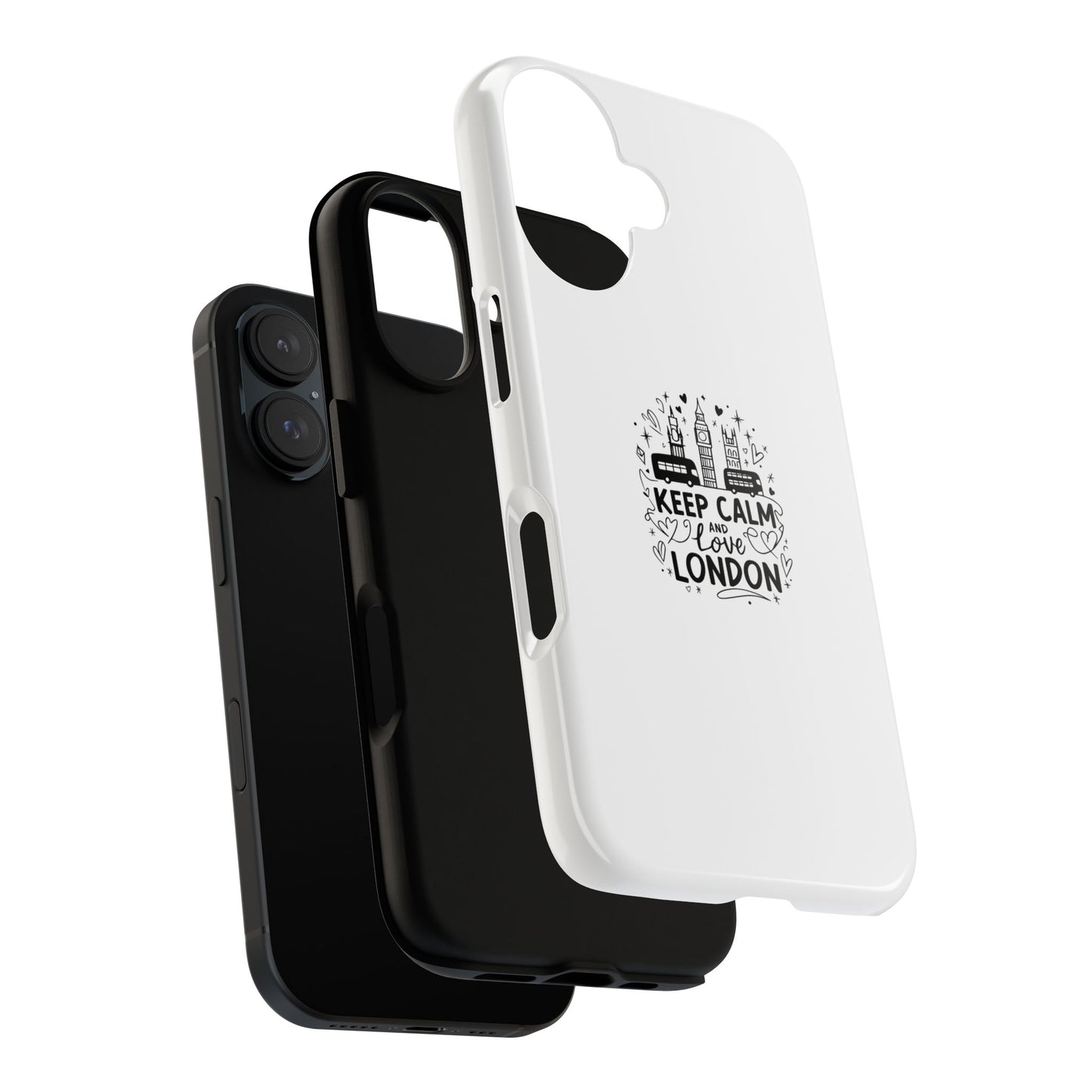 London Keepsake Phone Case - Keep Calm and Love London Design