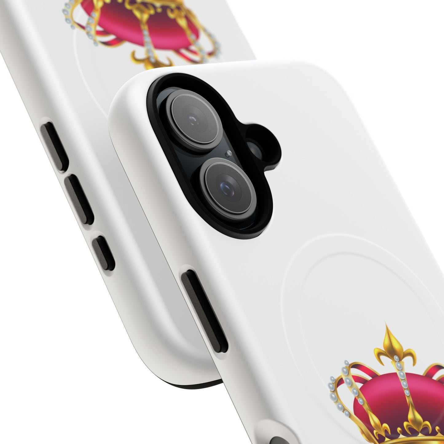 Crown Magnetic Phone Case - Royal Design, Tough Protection, Unique Gift, Elegant Phone Cover, Stylish Tech Accessory