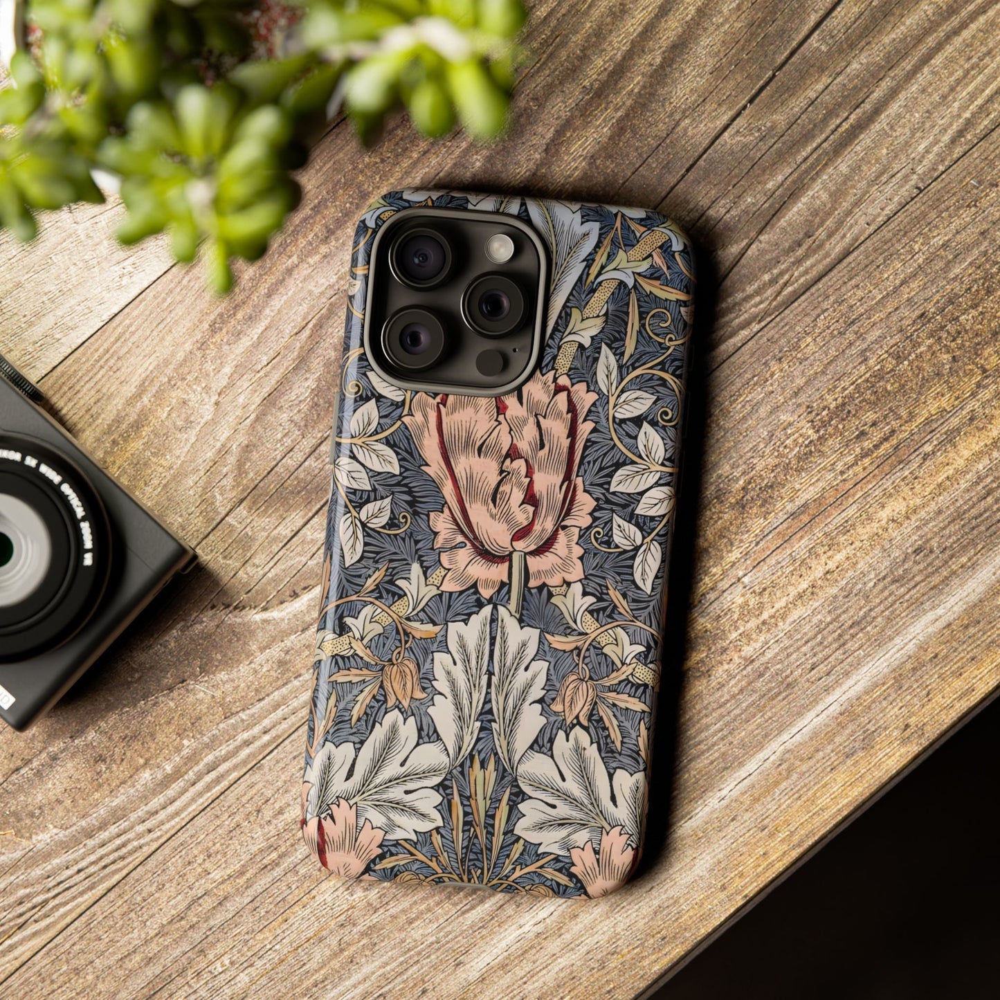 Floral Phone Case, Tough Cases for Stylish Protection, Flower Design, Gift for Her, Phone Accessories, Trendy Mobile Covers