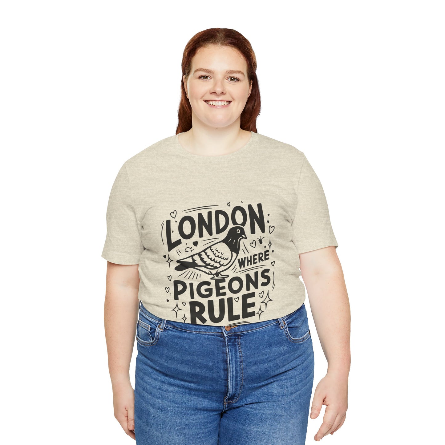 Unisex Jersey Short Sleeve Tee - London where Pigeons Rule