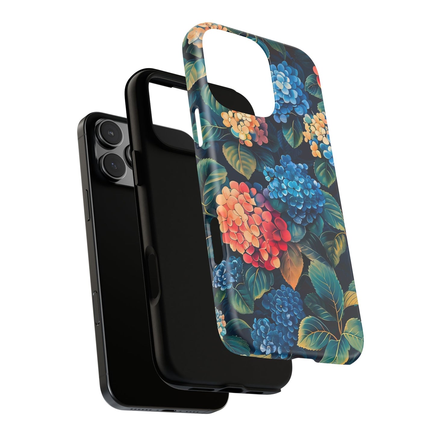 Floral Tough Phone Case, Durable Smartphone Cover, Flower Design, Gift for Her, Stylish Protection