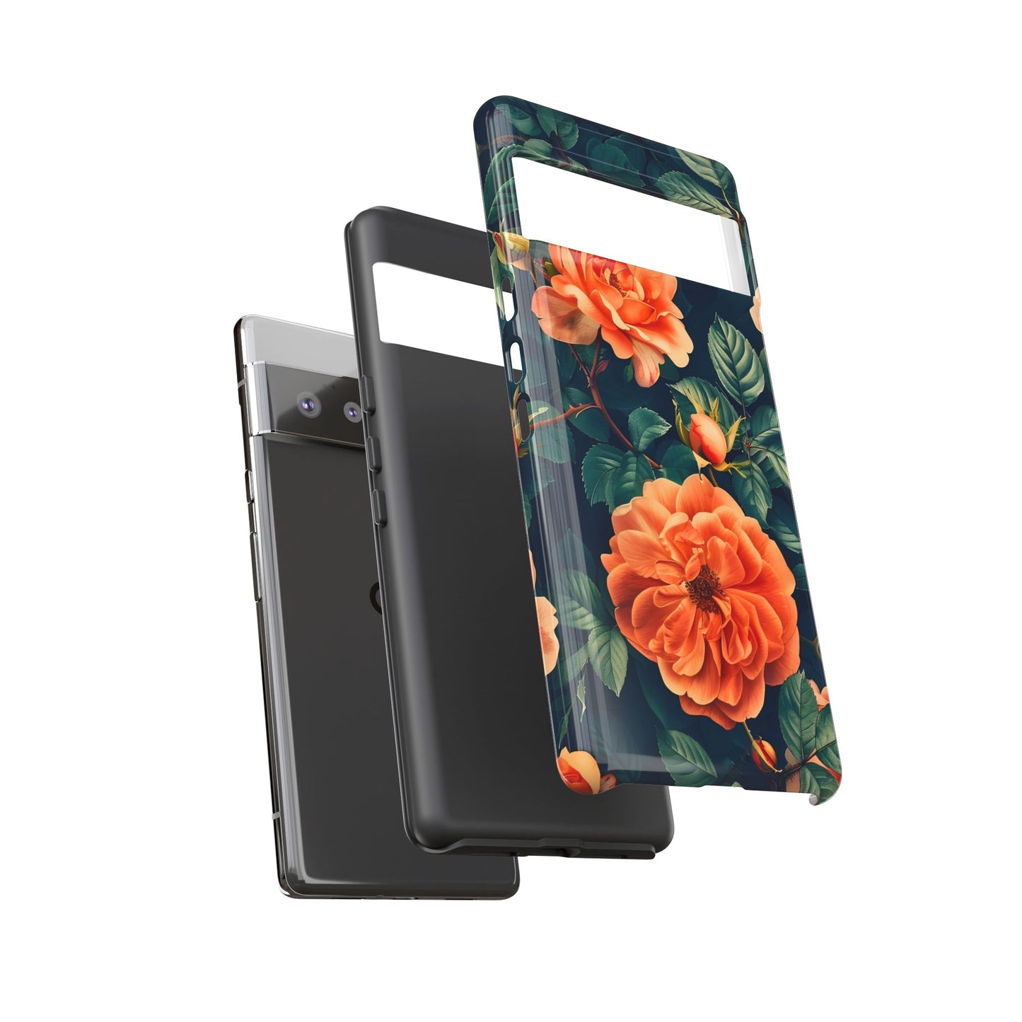 Floral Phone Case, Tough Cases for Nature Lovers, Botanical Design, Phone Protection, Gift for Her, Trending Floral Accessories