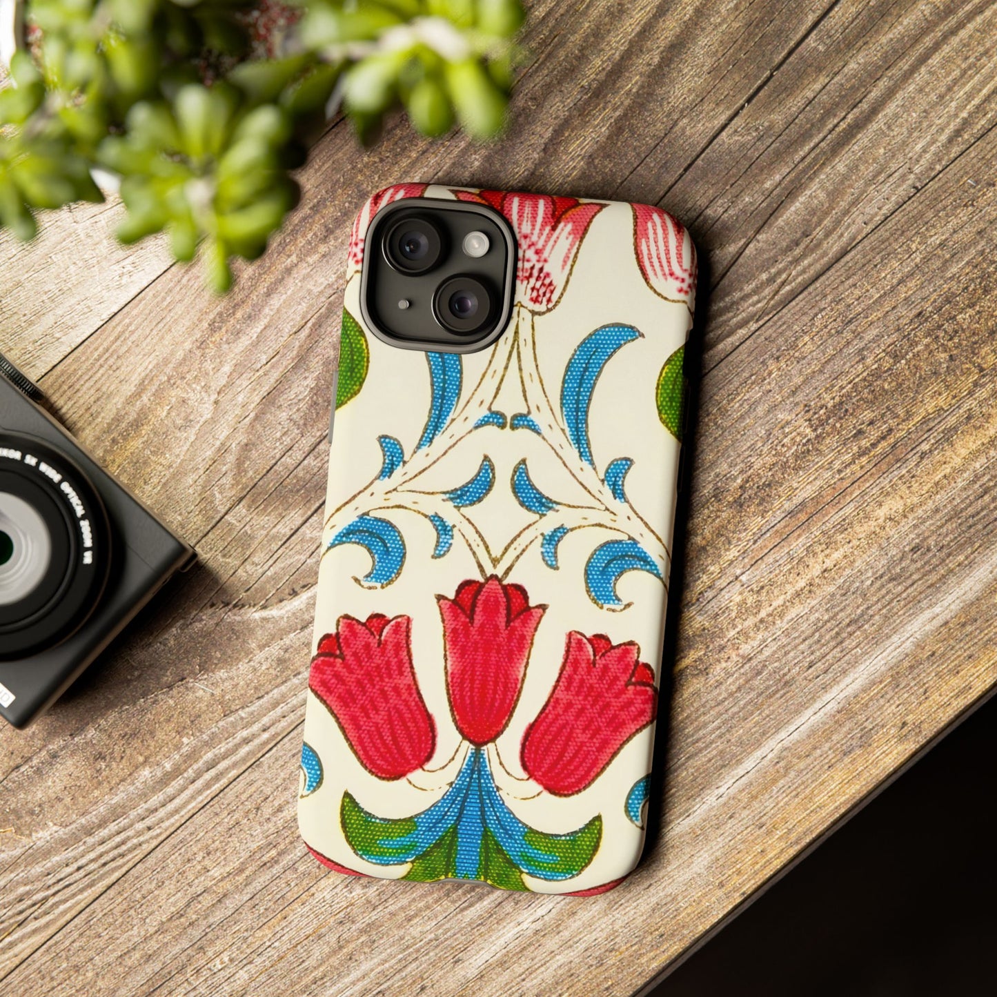 Floral Phone Case - Tough Cases | Stylish Protection, Gift for Her, Boho Phone Cover, Spring Accessory, Cute Tech