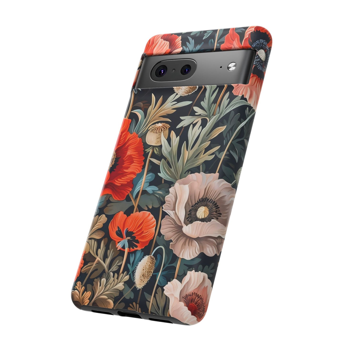 Floral Phone Case - Tough Cases, Flower Design, Chic Tech Accessories, Stylish Gifts, Unique Phone Protectors