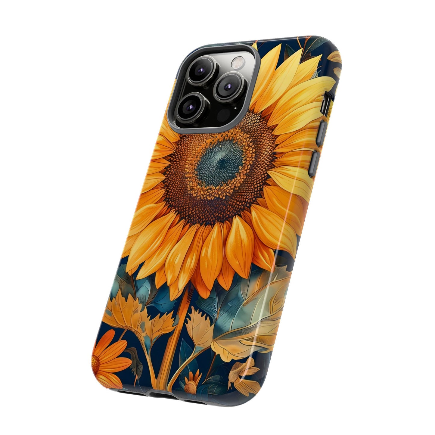 Sunflower Phone Case - Floral Design for Nature Lovers, Cute Spring Accessory, Gift for Her, Eco-Friendly Cover