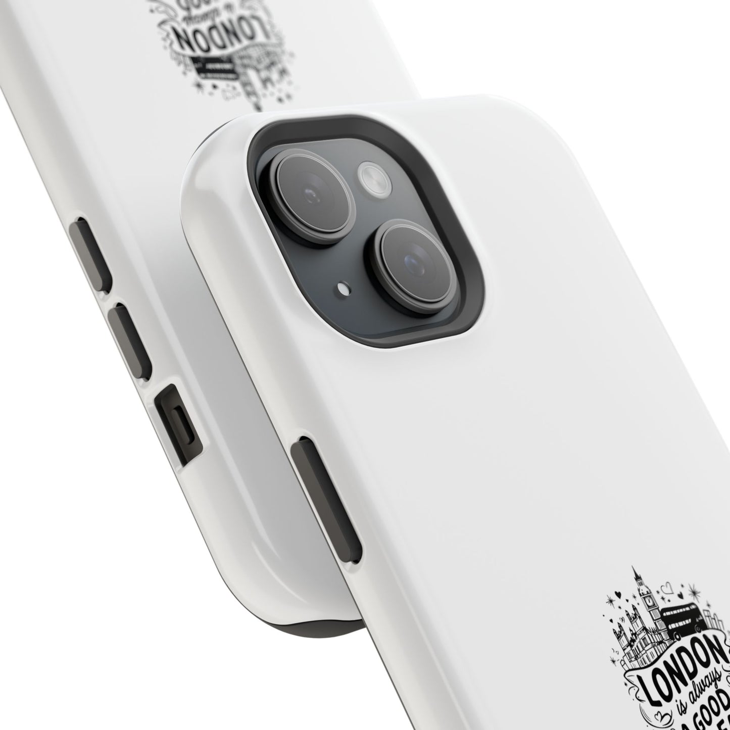 London Good Idea Magnetic Phone Case, Travel Accessories, Unique Gift, Phone Cover, London Souvenir, Custom Case