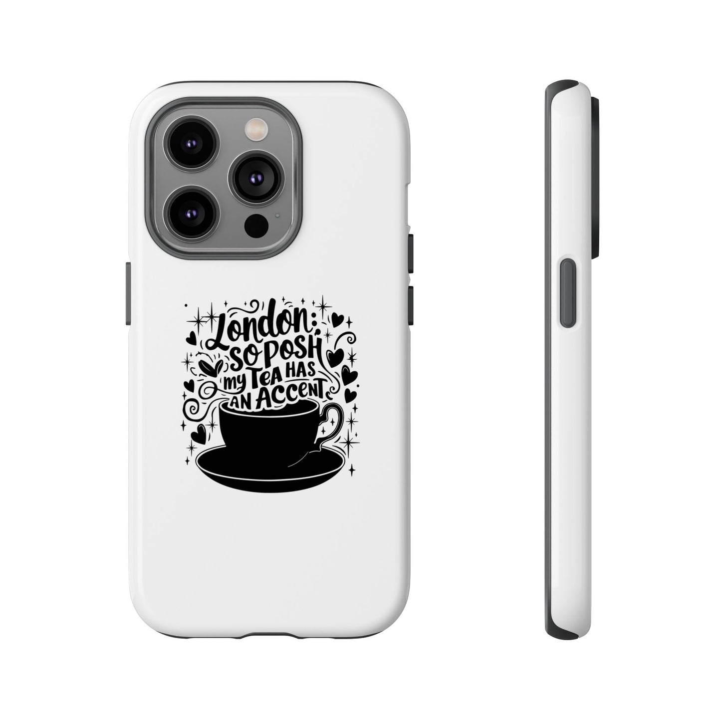 Posh Tea iPhone Case - London Accent Design