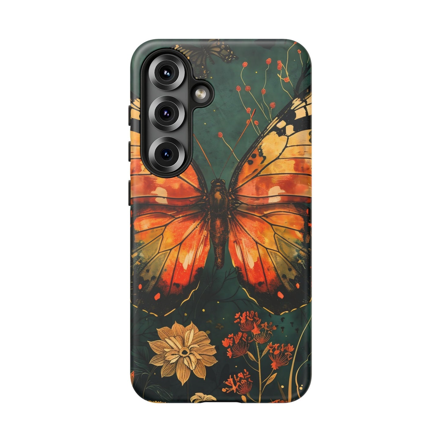Butterfly Phone Case – Tough Cases for Nature Lovers, Floral Design, Butterfly Art, Unique Gift, Eco-Friendly Protection