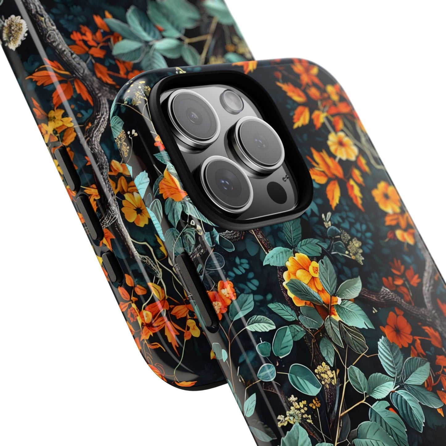 Floral Phone Case | Tough Cases, Protective Cover, Gift for Her, Autumn Vibes, Floral Phone Accessory, Unique Design