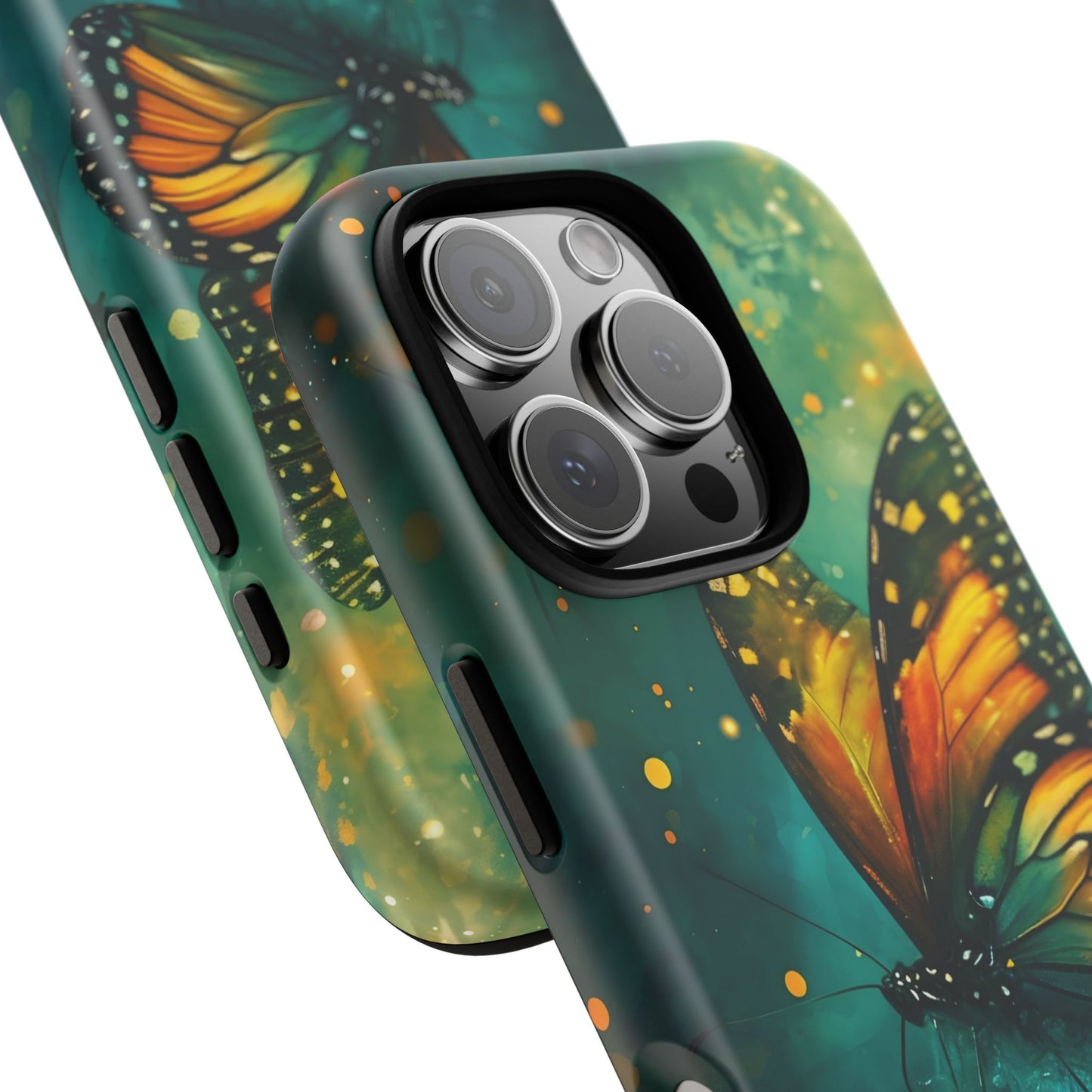 Colorful Butterfly Phone Case, Tough Cases for iPhone and Samsung, Cute Tech Accessories, Nature Lovers Gift, Vibrant Floral Design