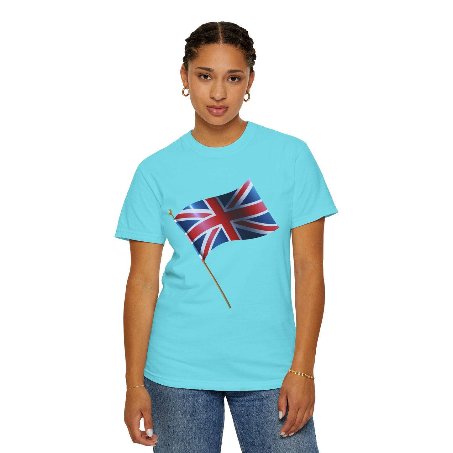 Unisex Garment-Dyed T-shirt - Emblem of Unity - The British Flag