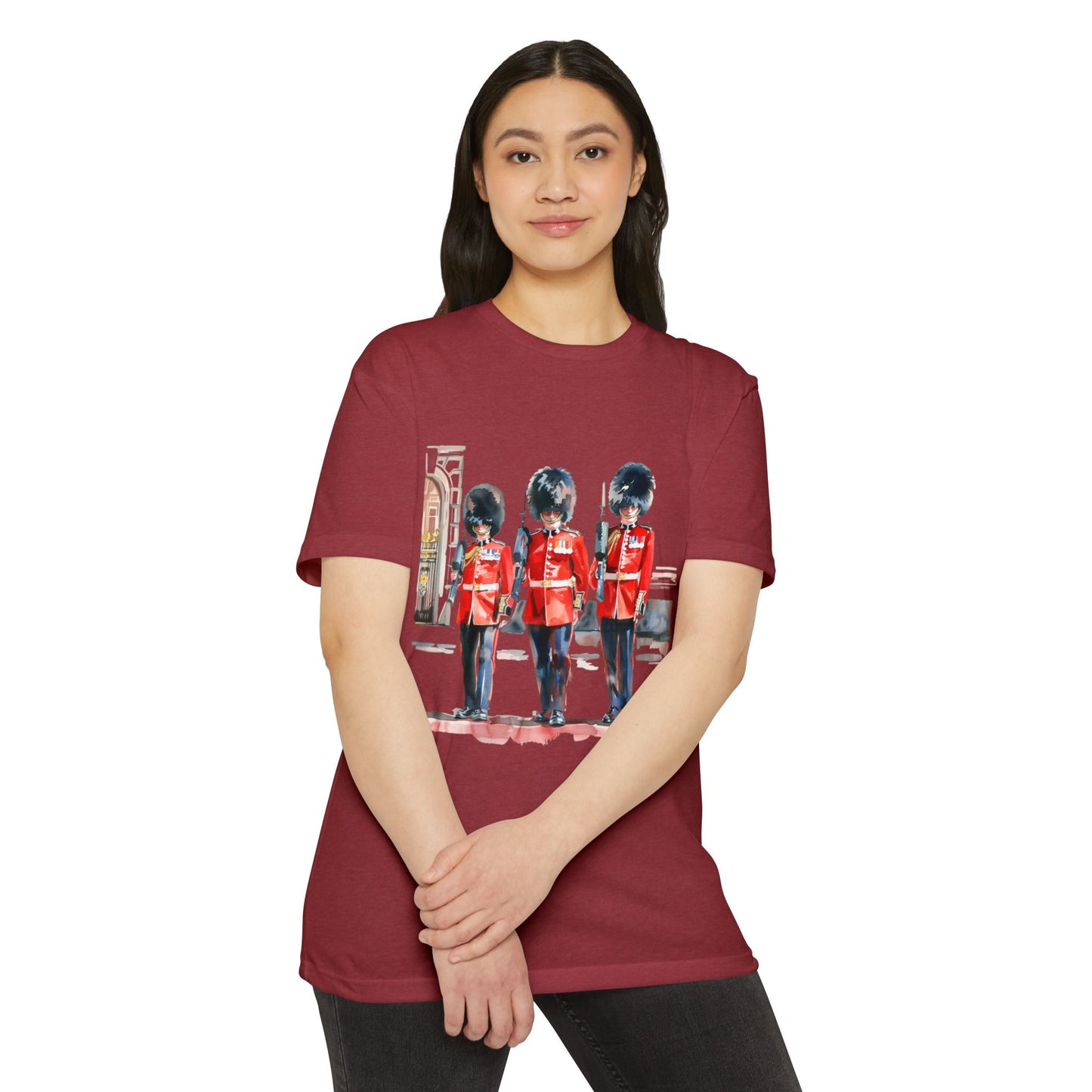 Unisex CVC Jersey T-shirt - Historic and Iconic - The British Soldier in Red