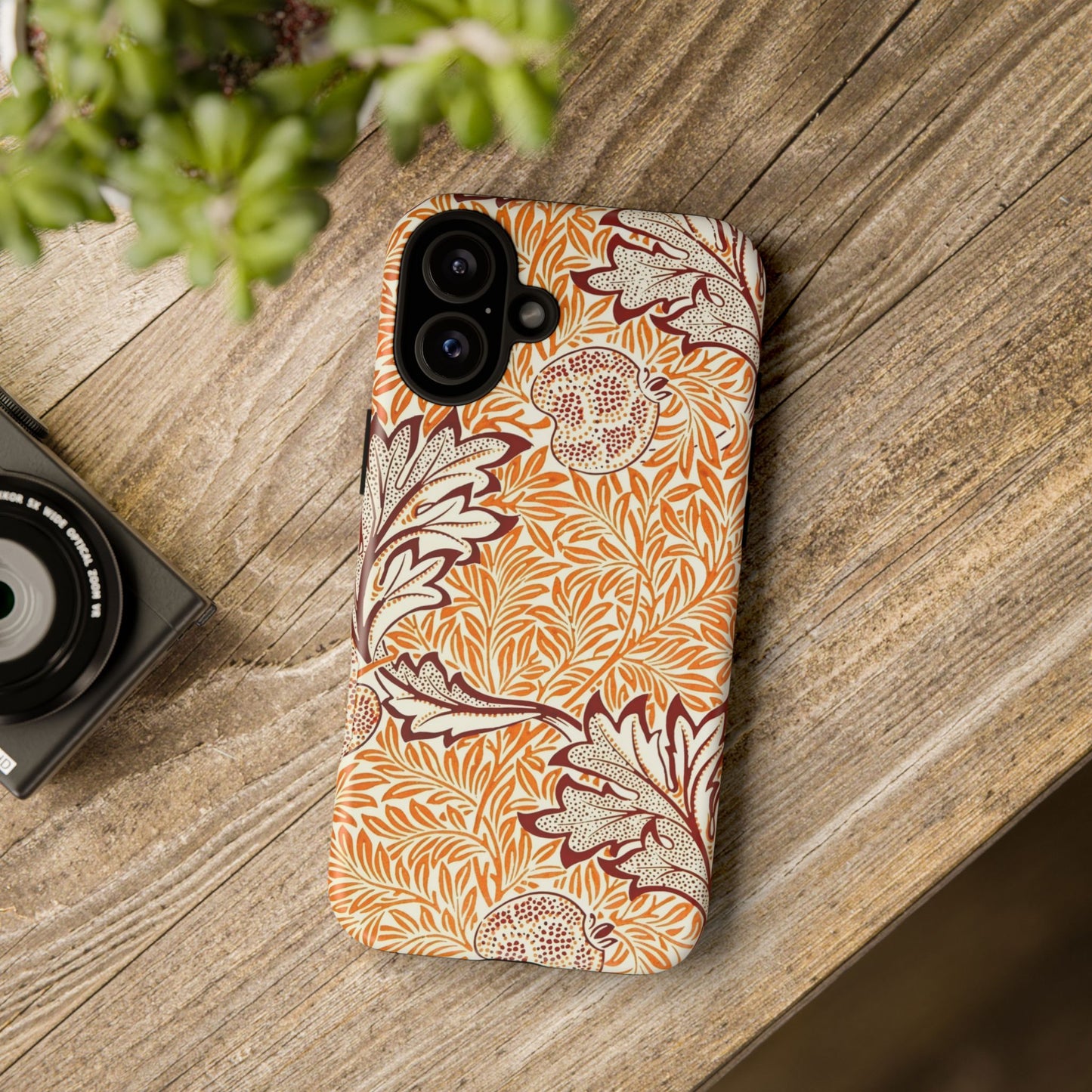 Stylish Phone Case, Tough Cases with Floral Design, Protective Cover, Gift for Her, Cute Phone Accessory