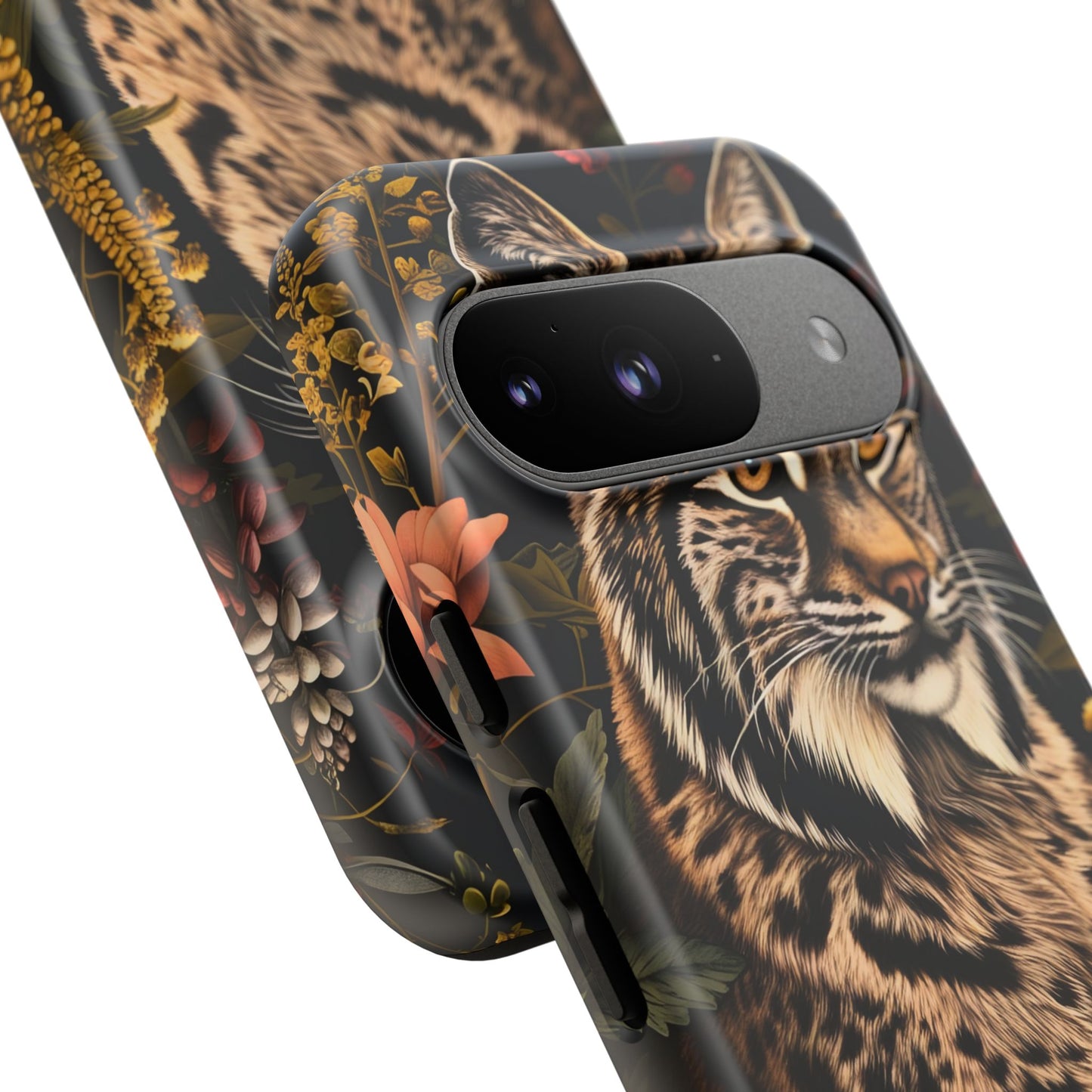 Wildlife Phone Case with Lynx Design, Tough Cases, Animal Lovers Gift, Nature Inspired Accessories, Unique Tech Protection