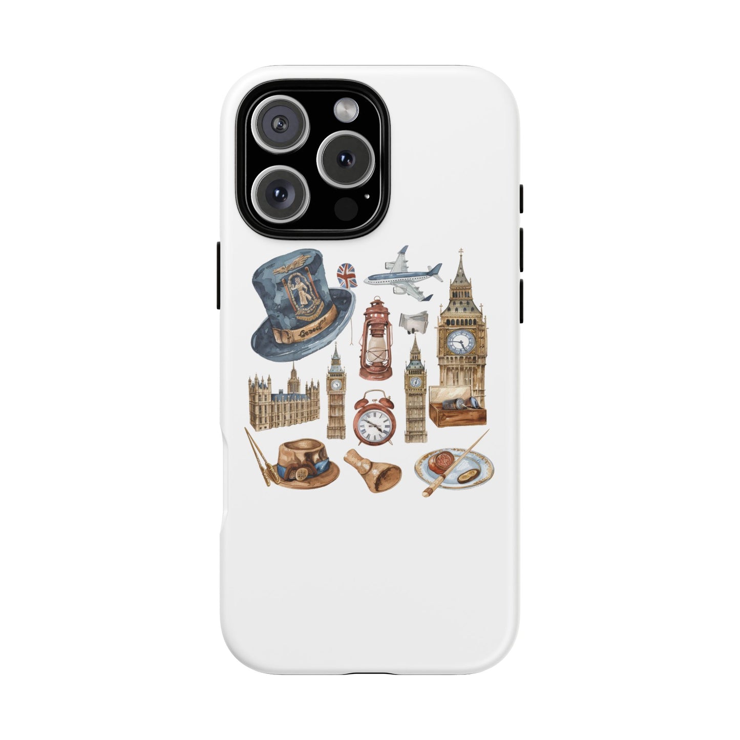 London-Themed Phone Case, Durable iPhone Cover, Gift for Travelers, Unique Cell Phone Accessories, Stylish Gadget Protection