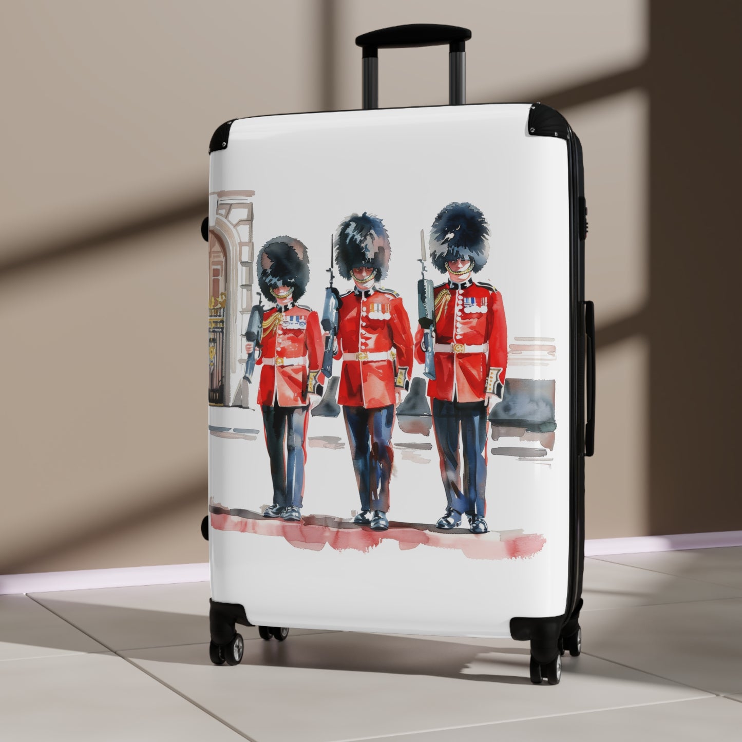 Queen’s Guard Duo Art Suitcase