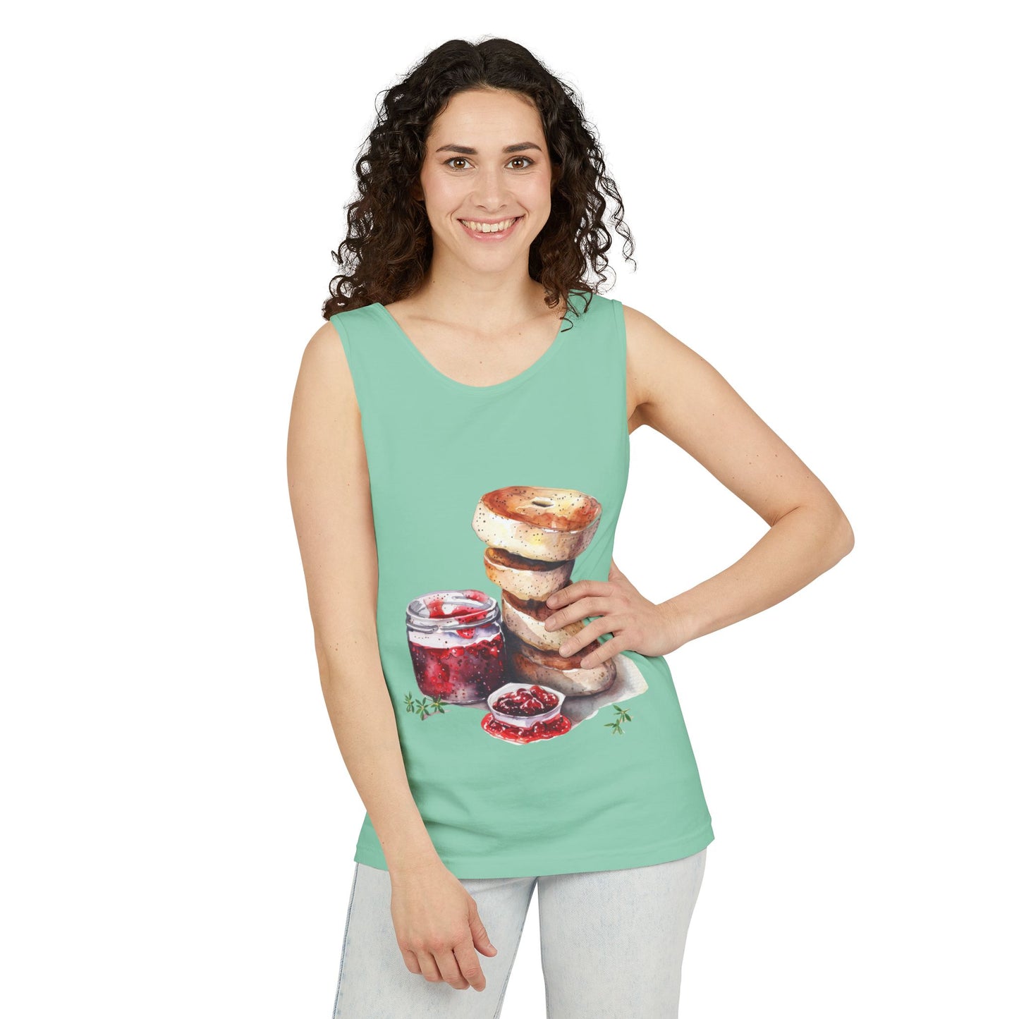 Unisex Garment-Dyed Tank Top - A Taste of the Crown - British Royal Food Heritage