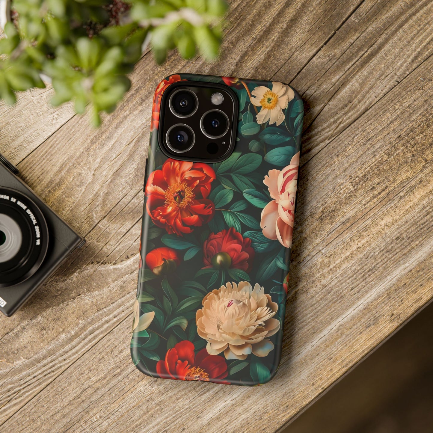 Floral Phone Case - Tough Cases, Vibrant Protection, Gift for Her, Cute Floral Design, Trendy Accessory, Perfect for Spring