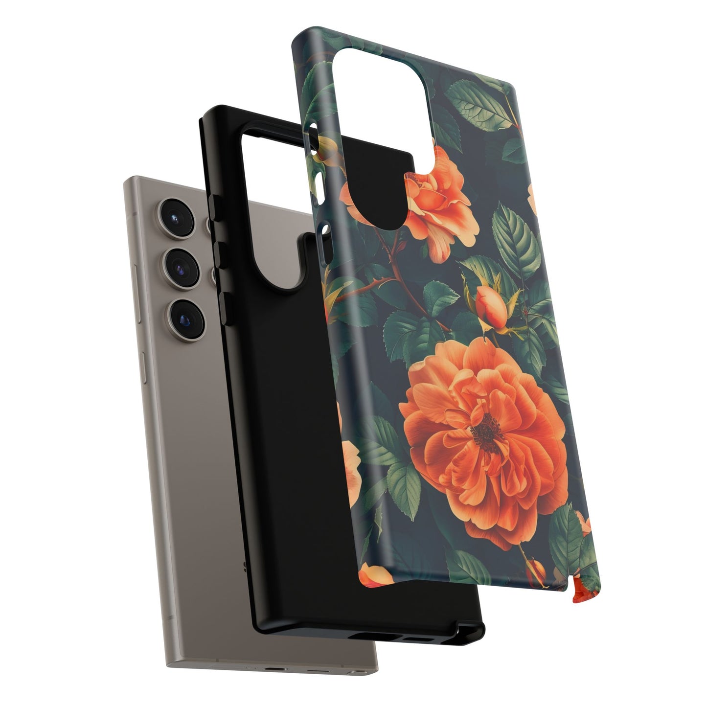 Floral Phone Case, Tough Cases for Nature Lovers, Botanical Design, Phone Protection, Gift for Her, Trending Floral Accessories
