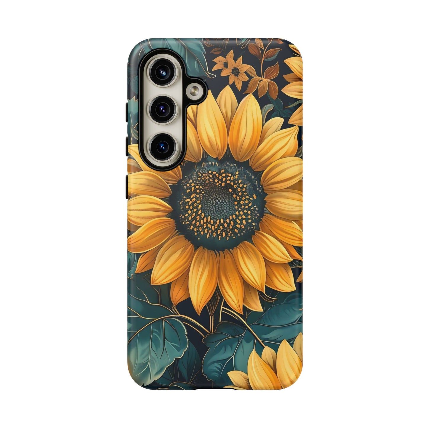 Sunflower Phone Case - Bright Floral Design, Stylish Tough Cover for Sunflower Lovers, Gift for Plant Enthusiasts, Mom Gift, Nature Lovers