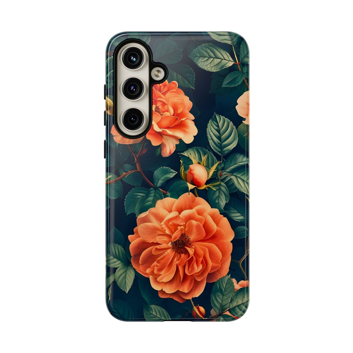 Floral Phone Case, Tough Cases for Nature Lovers, Botanical Design, Phone Protection, Gift for Her, Trending Floral Accessories