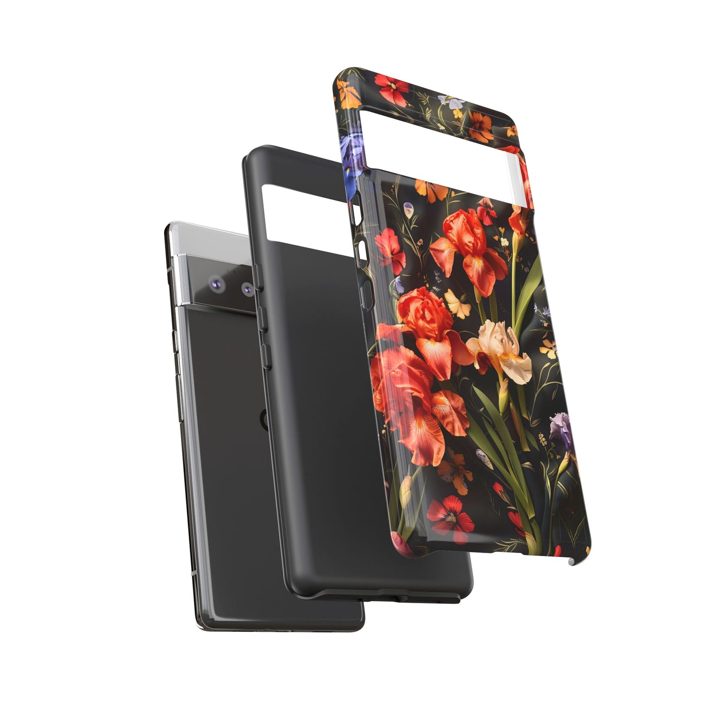 Floral Tough Case for Phone, Durable Protective Phone Cover, Gift for Flower Lovers, Phone Accessories, Spring Vibes