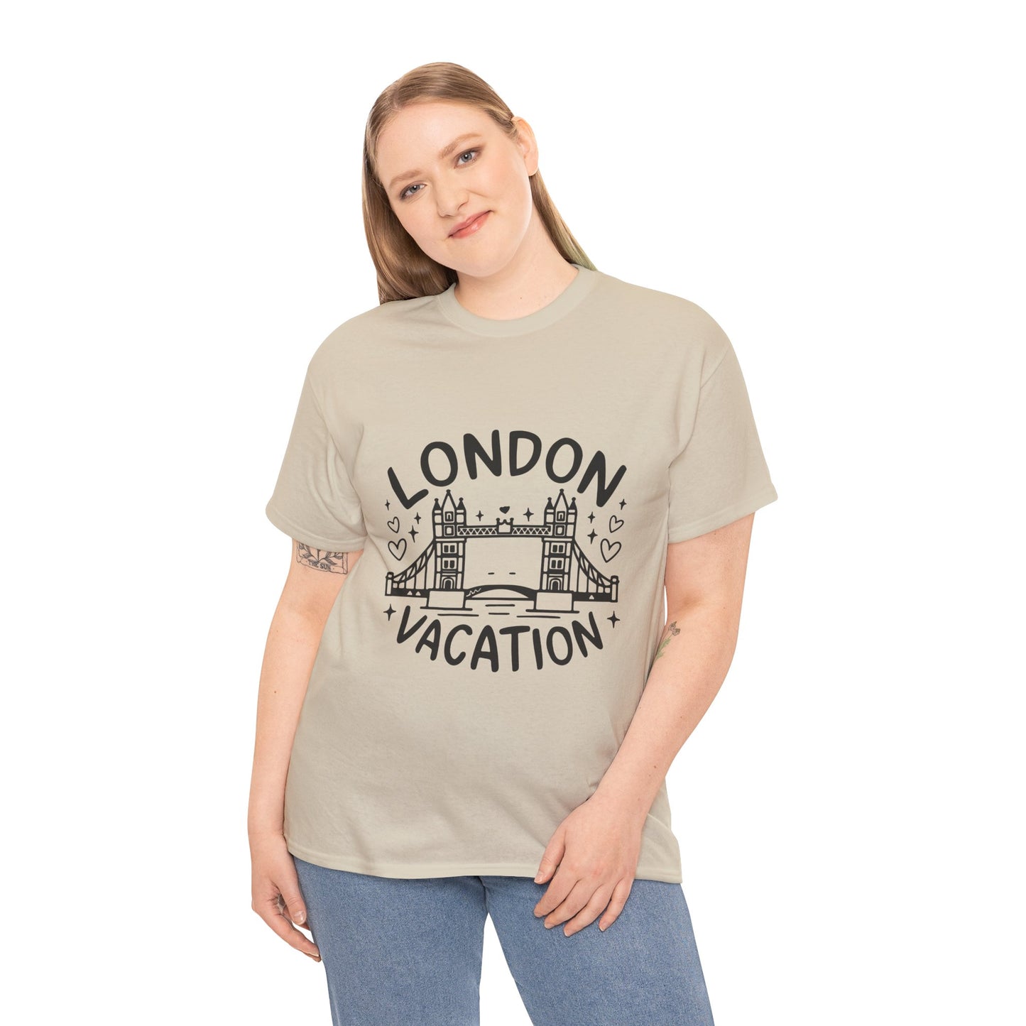 Unisex Heavy Cotton Tee - London's Cozy Vacations