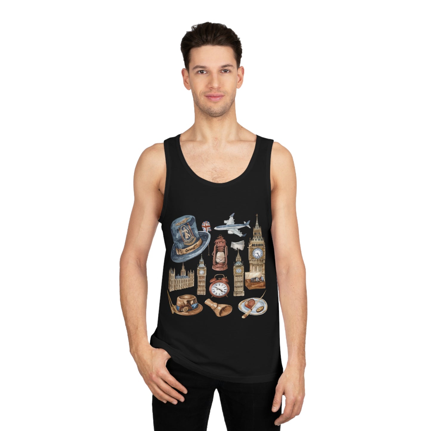 Unisex Softstyle™ Tank Top - Nostalgic England Icons Collection