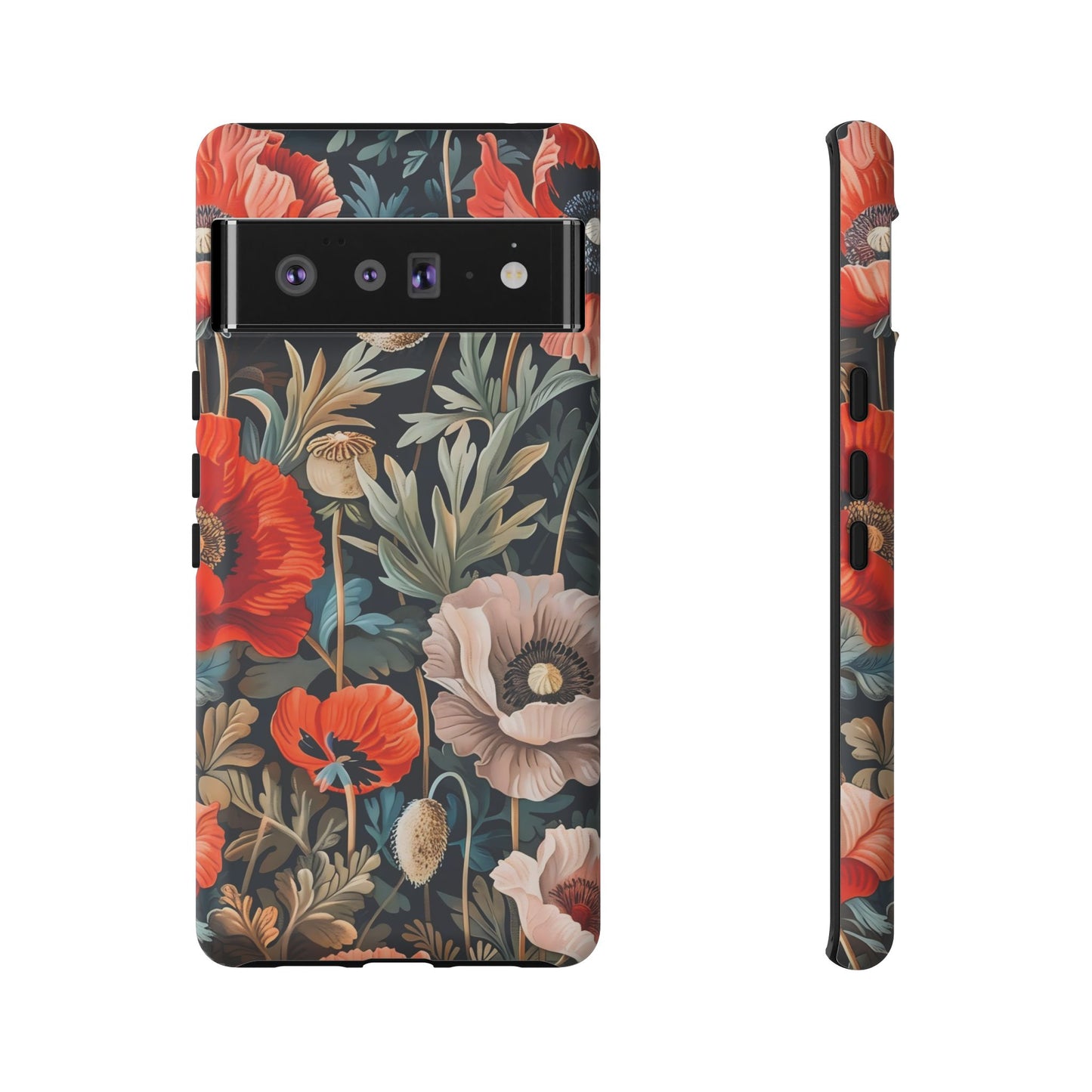 Floral Phone Case - Tough Cases, Flower Design, Chic Tech Accessories, Stylish Gifts, Unique Phone Protectors