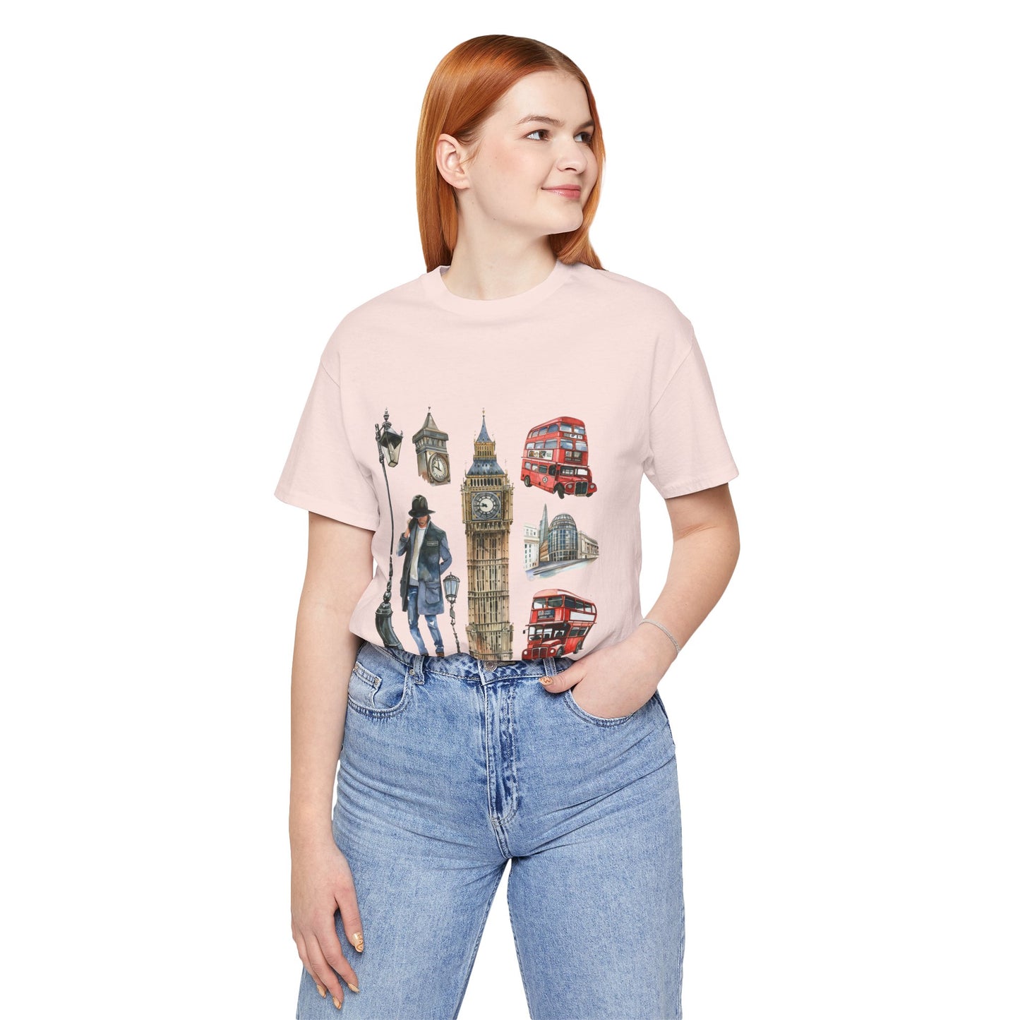 Unisex Jersey Short Sleeve Tee - Old World Charm - Vintage English Icons