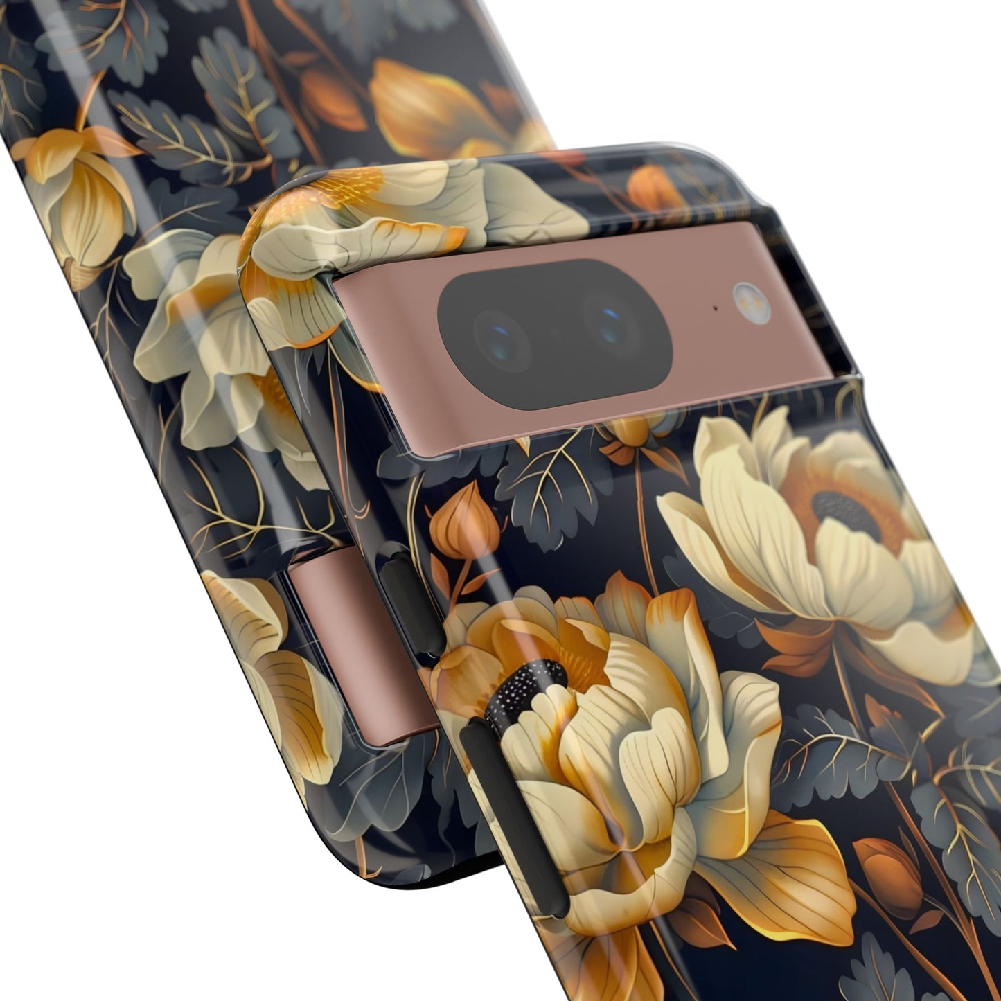 Floral Phone Case - Tough Cases, Stylish Mobile Cover, Flower Design, Holiday Gift, Trendy Accessory, Eco-Friendly Case