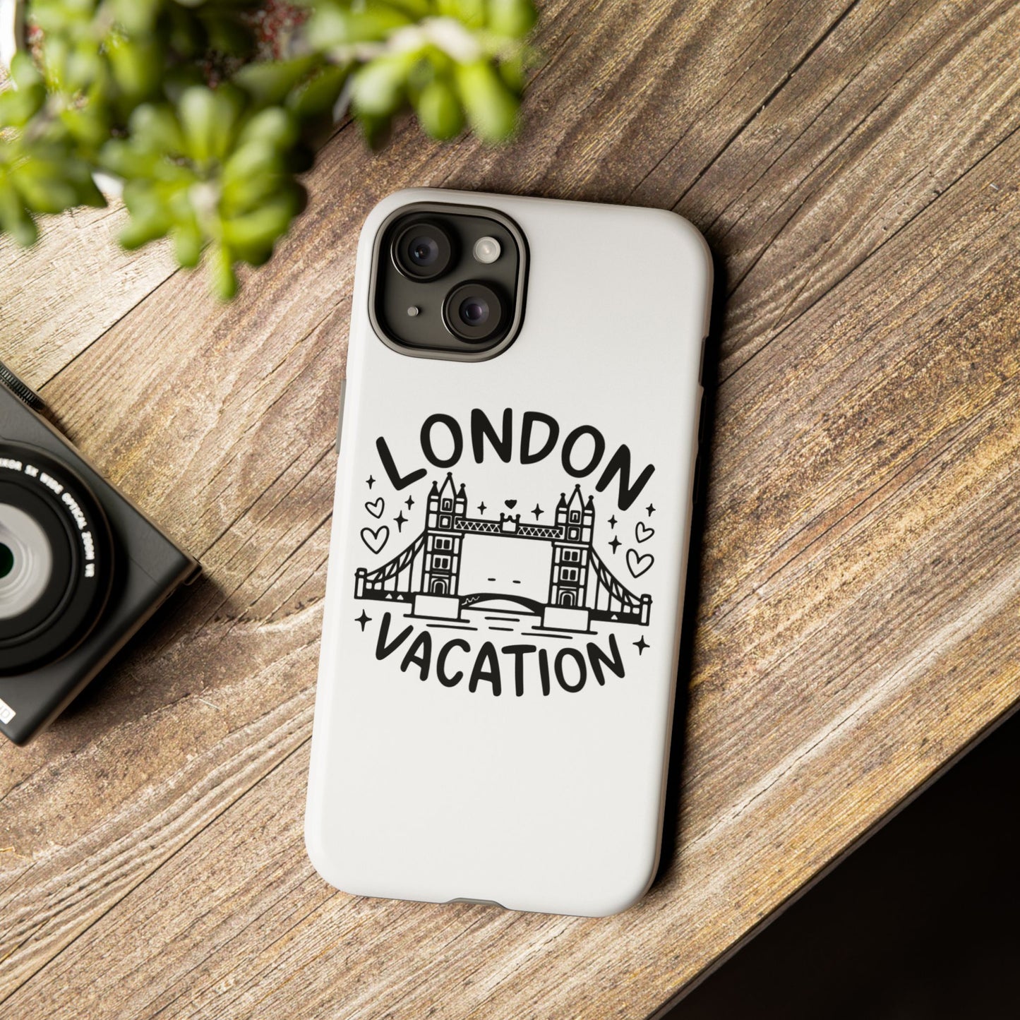 London Vacation Phone Case, Travel Accessories, Unique Gift, London Lover, Custom Phone Cover, Vacation Souvenir