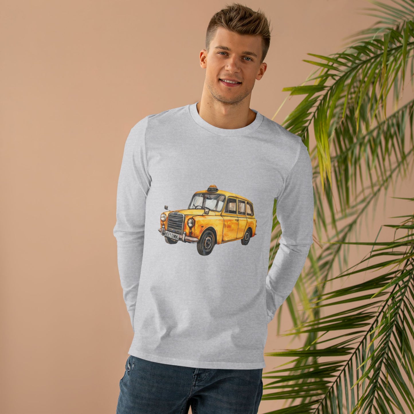 Men’s Base Longsleeve Tee - British Vintage Car
