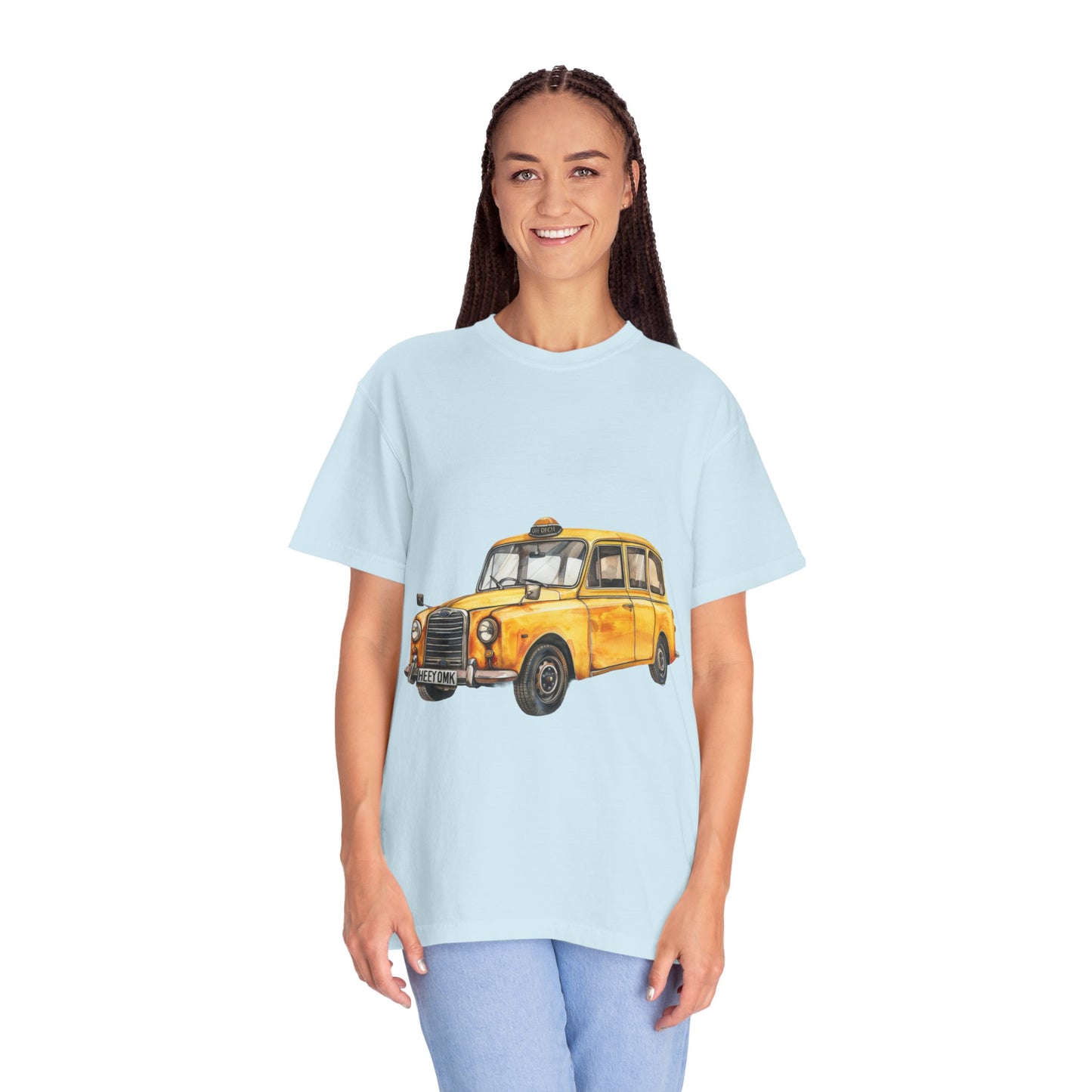 Unisex Garment-Dyed T-shirt - Vintage British Car