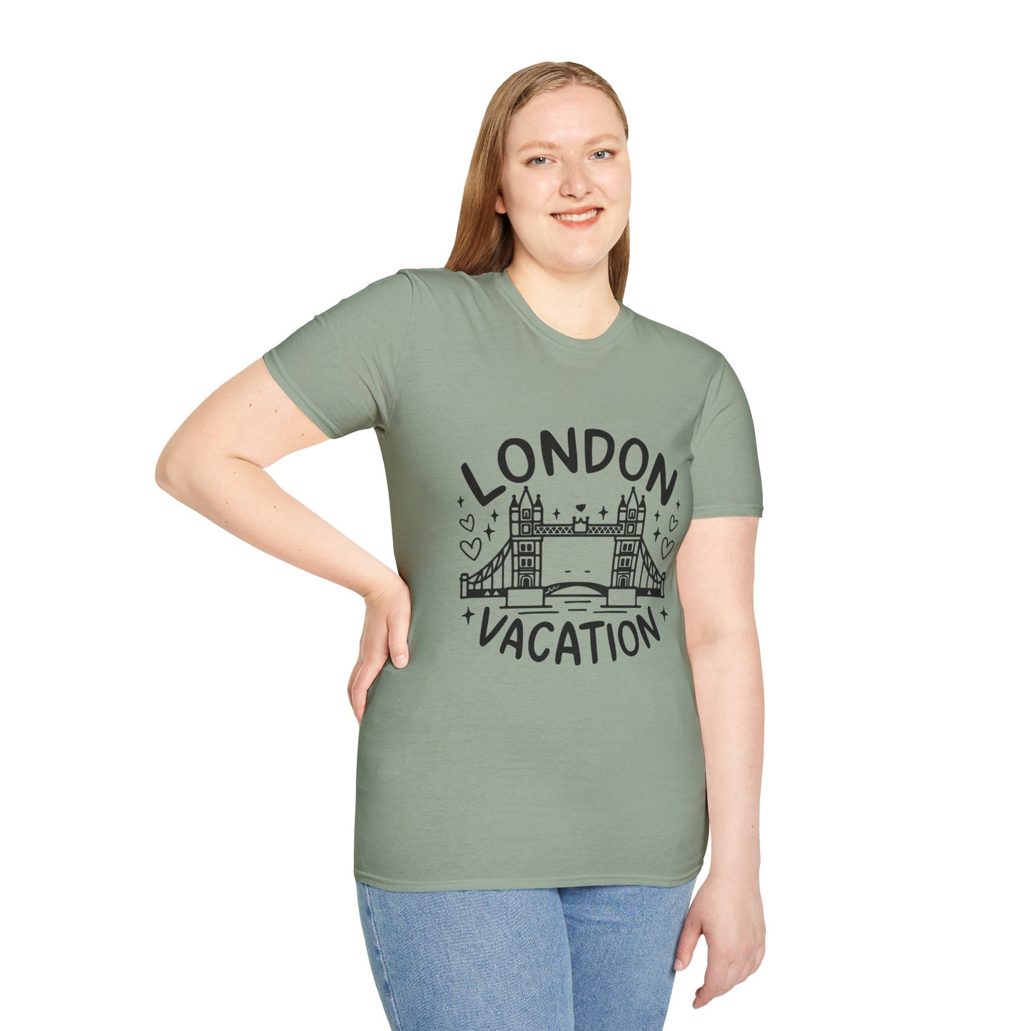 Unisex Softstyle T-Shirt - London's Relaxing Vacation