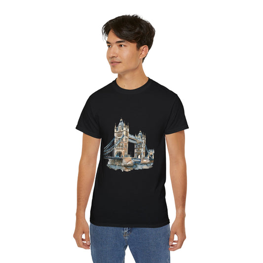 Unisex Ultra Cotton Tee - Iconic London Bridge