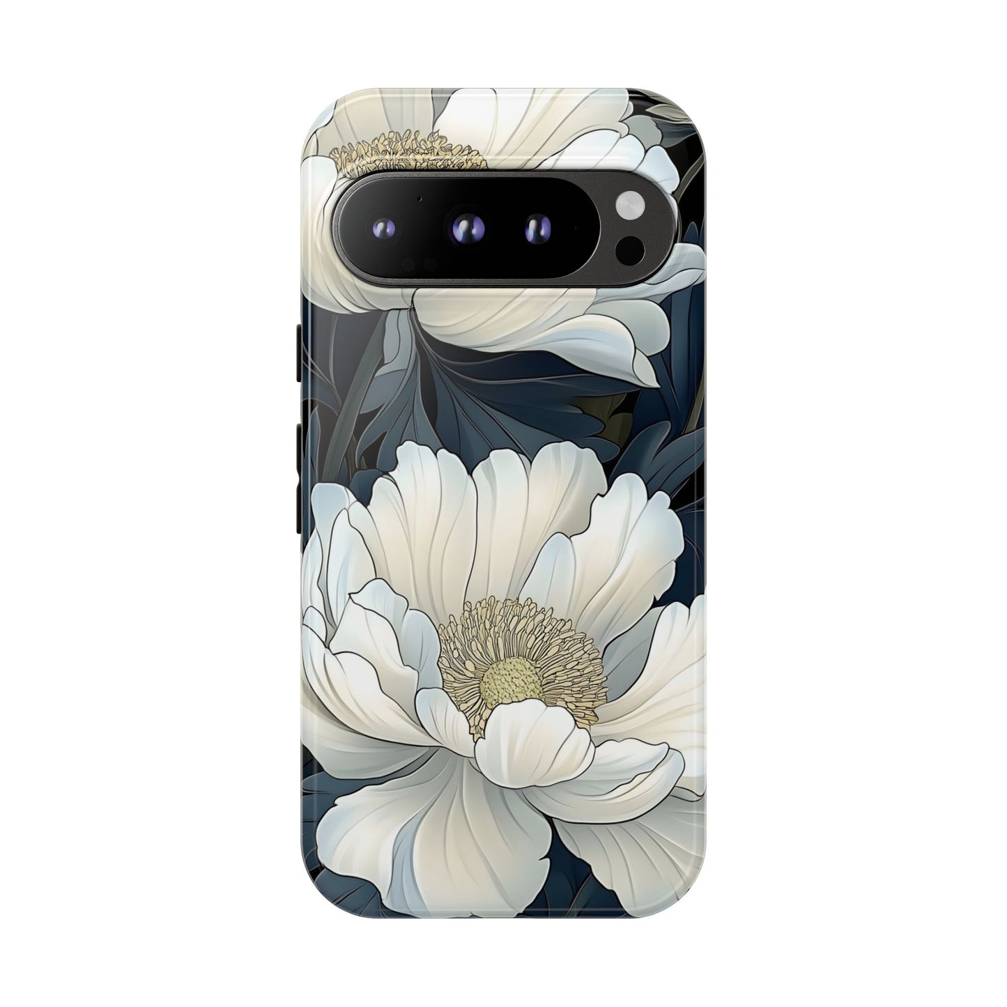 Elegant Floral Phone Case, Floral iPhone Cover, Flower Art Phone Case, Eco-Friendly Mobile Protection, Tough & Stylish Phone Case