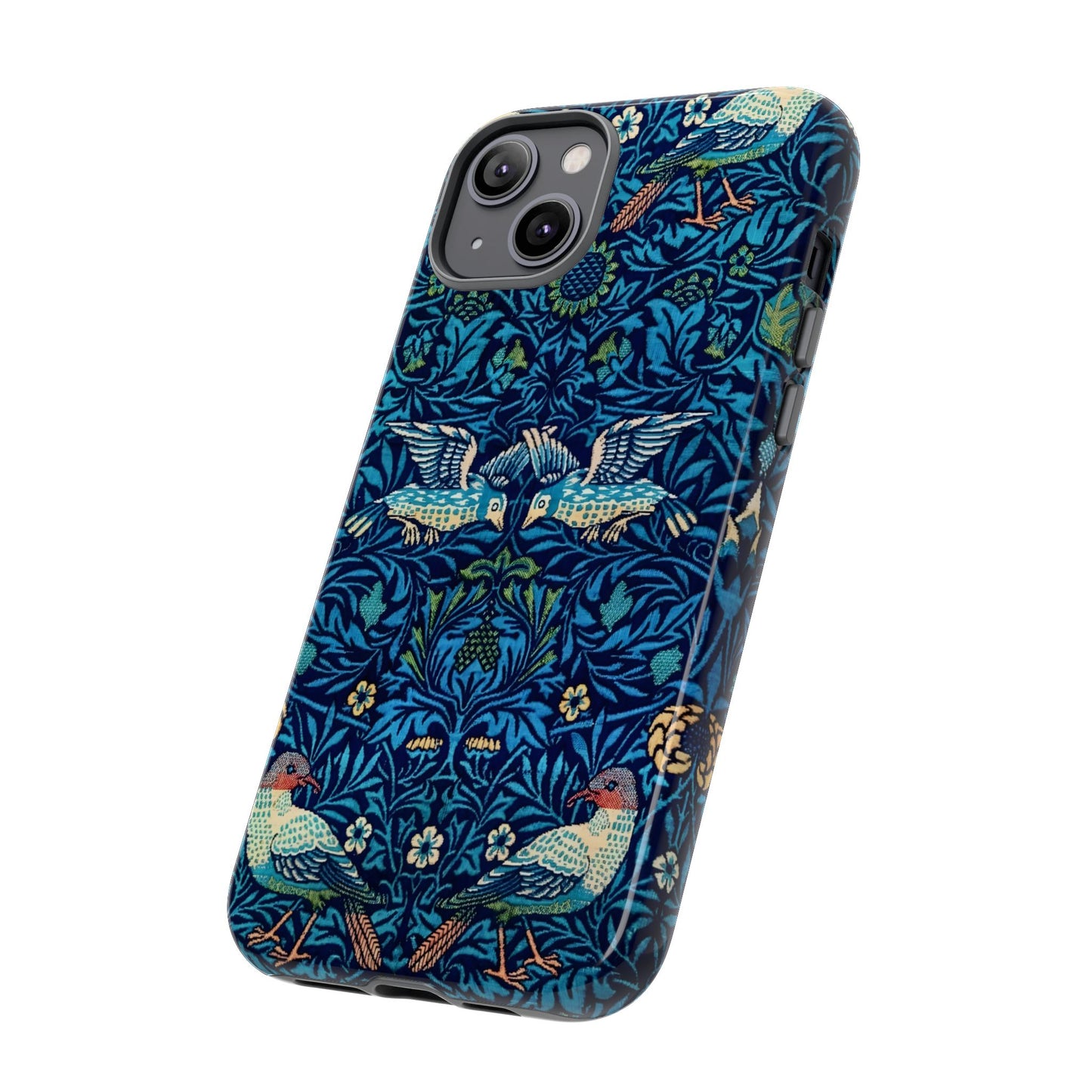 Elegant Bird Pattern Phone Case | Nature Lover Gift, Stylish Mobile Cover, Floral Design, Eco-Friendly, Unique Cell Phone Protector