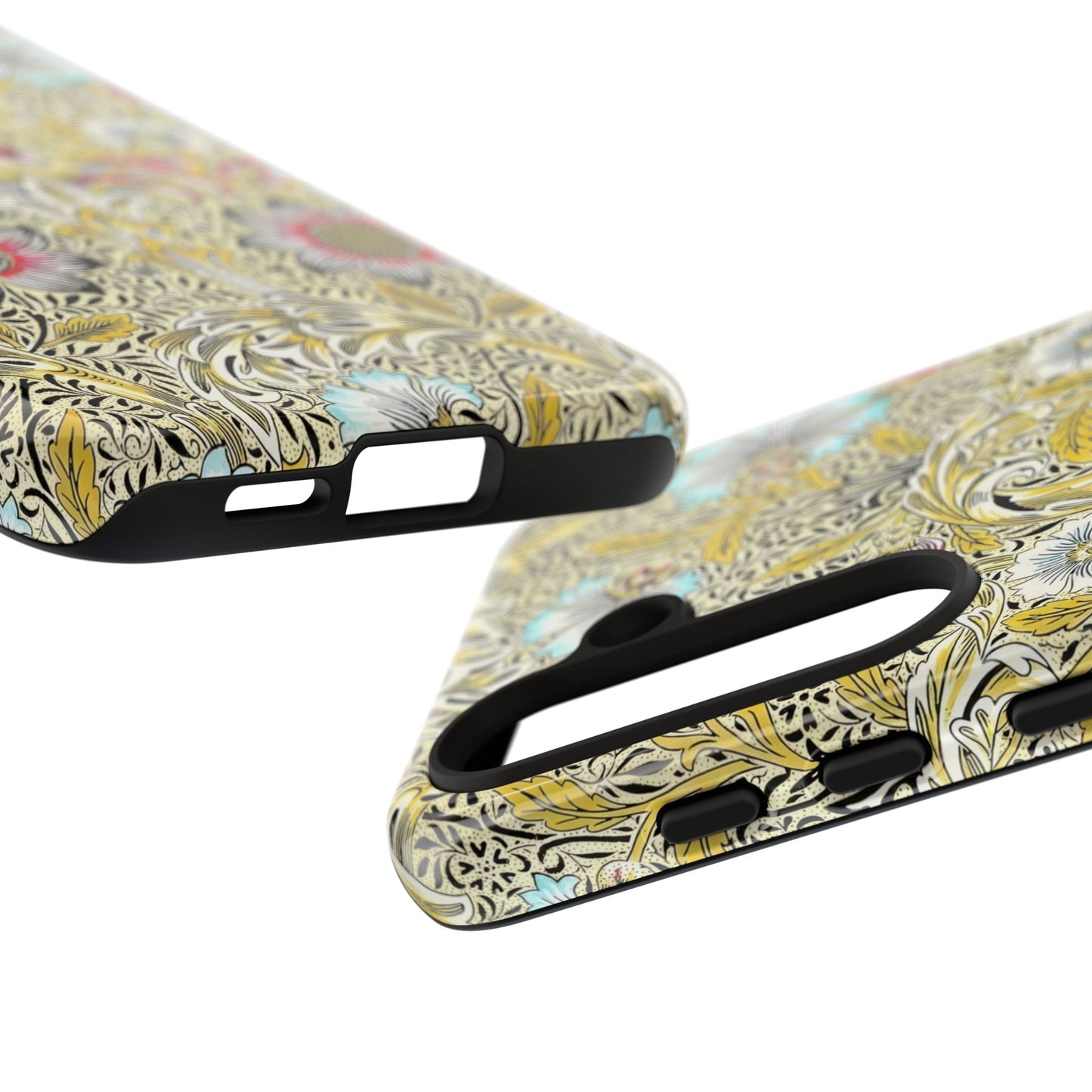 Floral Phone Case - Tough Cases, Floral Design, Stylish, Protective, Unique Gift for Her, Phone Accessories
