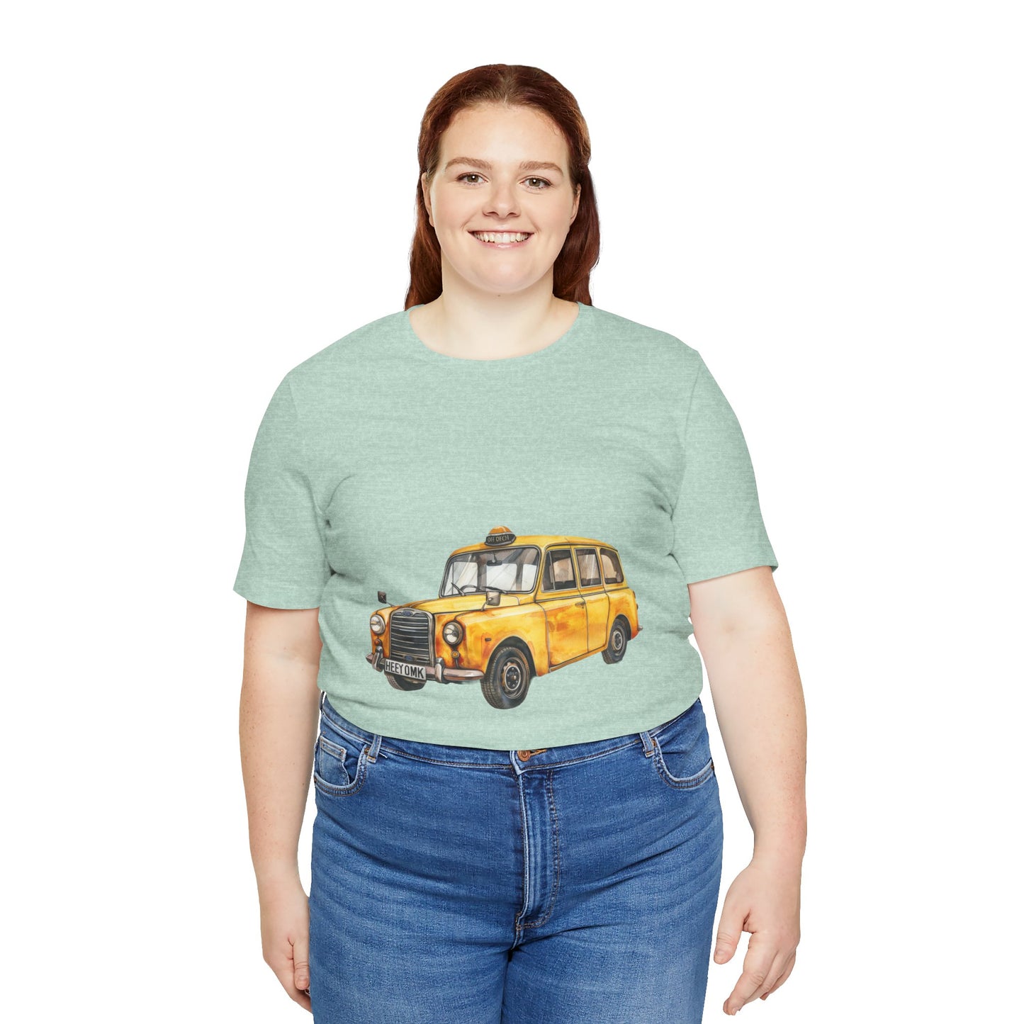 Unisex Jersey Short Sleeve Tee - Trendy British Vintage Car