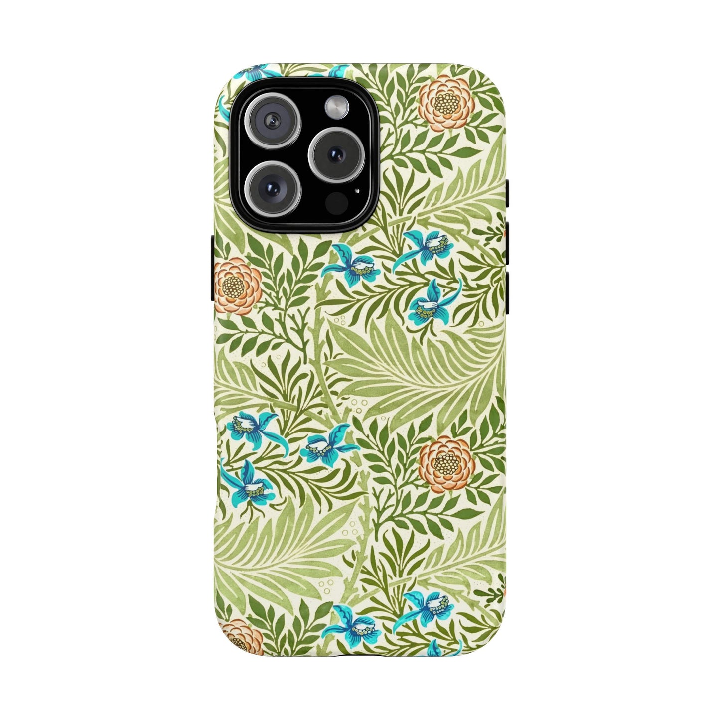 Tough Cases Phone Case, Botanical Print Phone Cover, Floral Smartphone Accessory, Nature-Inspired Tech Gear, Gift for Plant Lovers