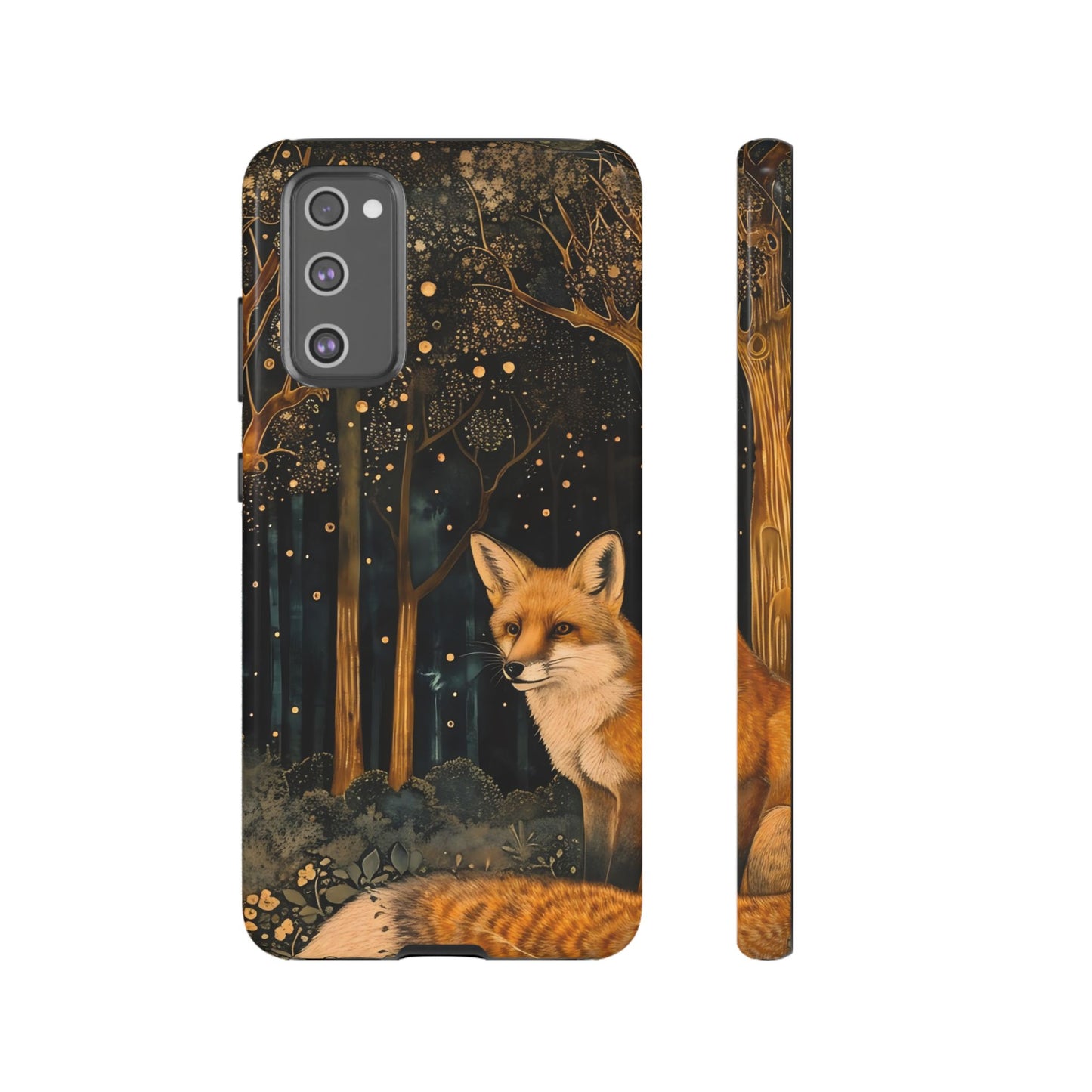 Fox Forest Phone Case, Cool Tough Case for Animal Lovers, Nature Themed Accessory, Unique Gifts for Her, Wildlife Protection