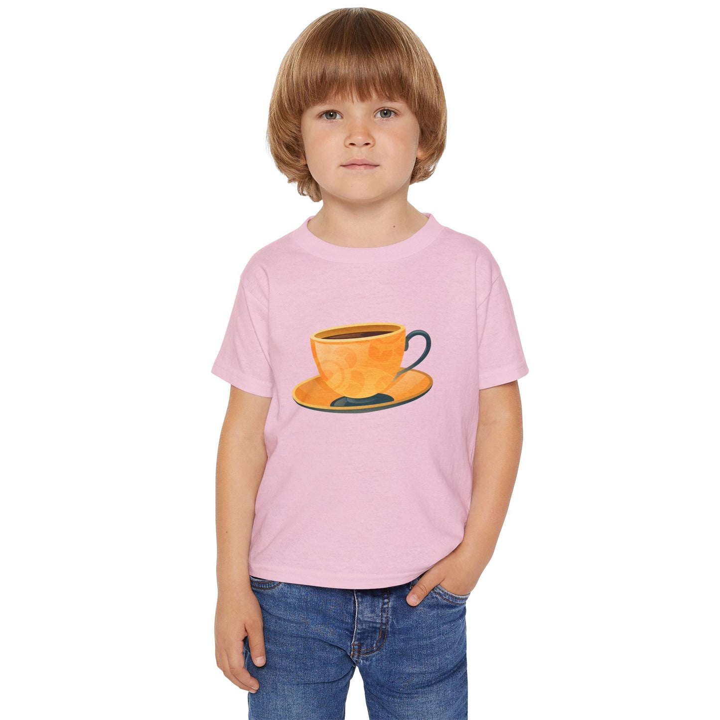 Cute Coffee Cup Toddler T-Shirt - Perfect for Little Caffeine Lovers