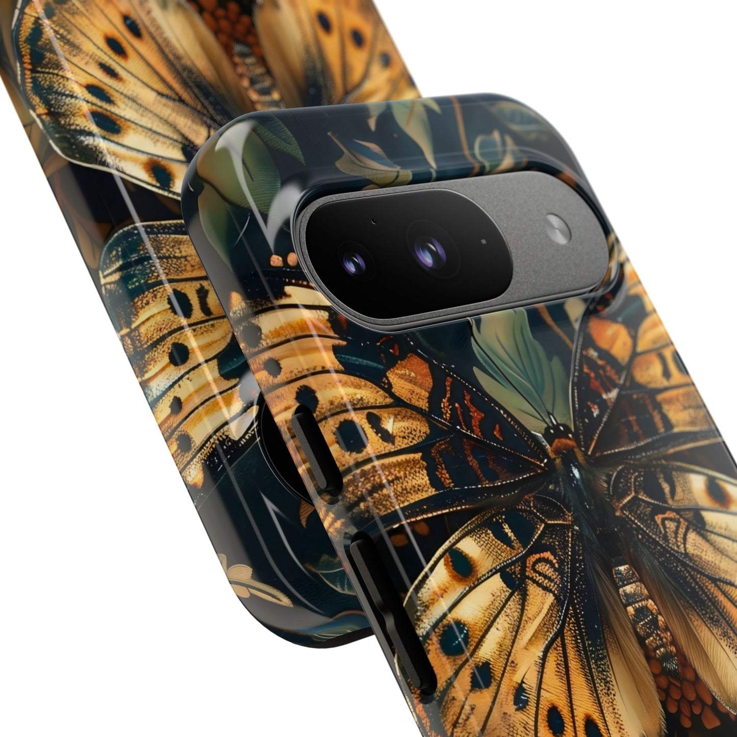 Butterfly Floral Phone Case, Tough Cases, Protective Cover, Unique Gift, Nature Lover, Art Print, Spring Decor
