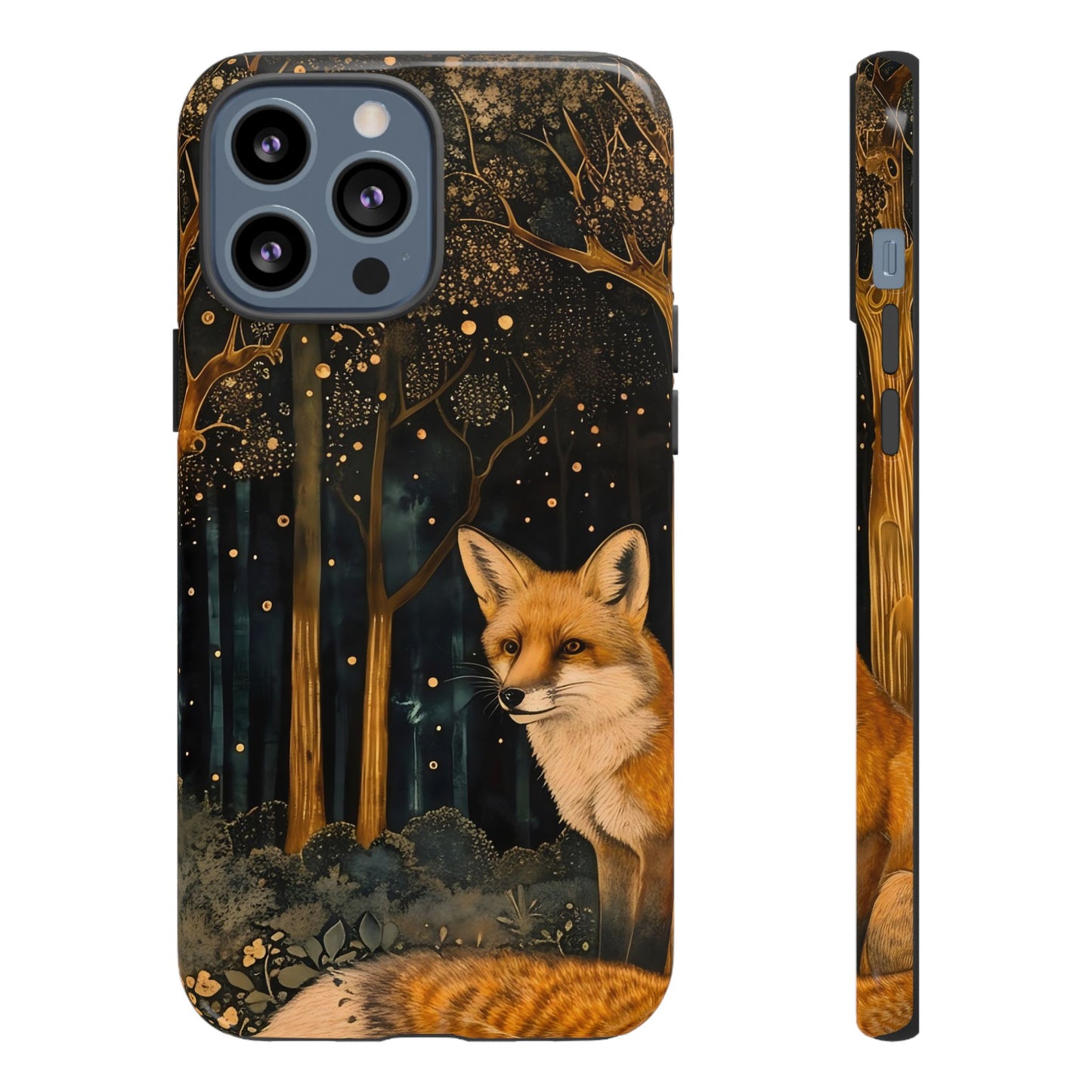 Fox Forest Phone Case, Cool Tough Case for Animal Lovers, Nature Themed Accessory, Unique Gifts for Her, Wildlife Protection