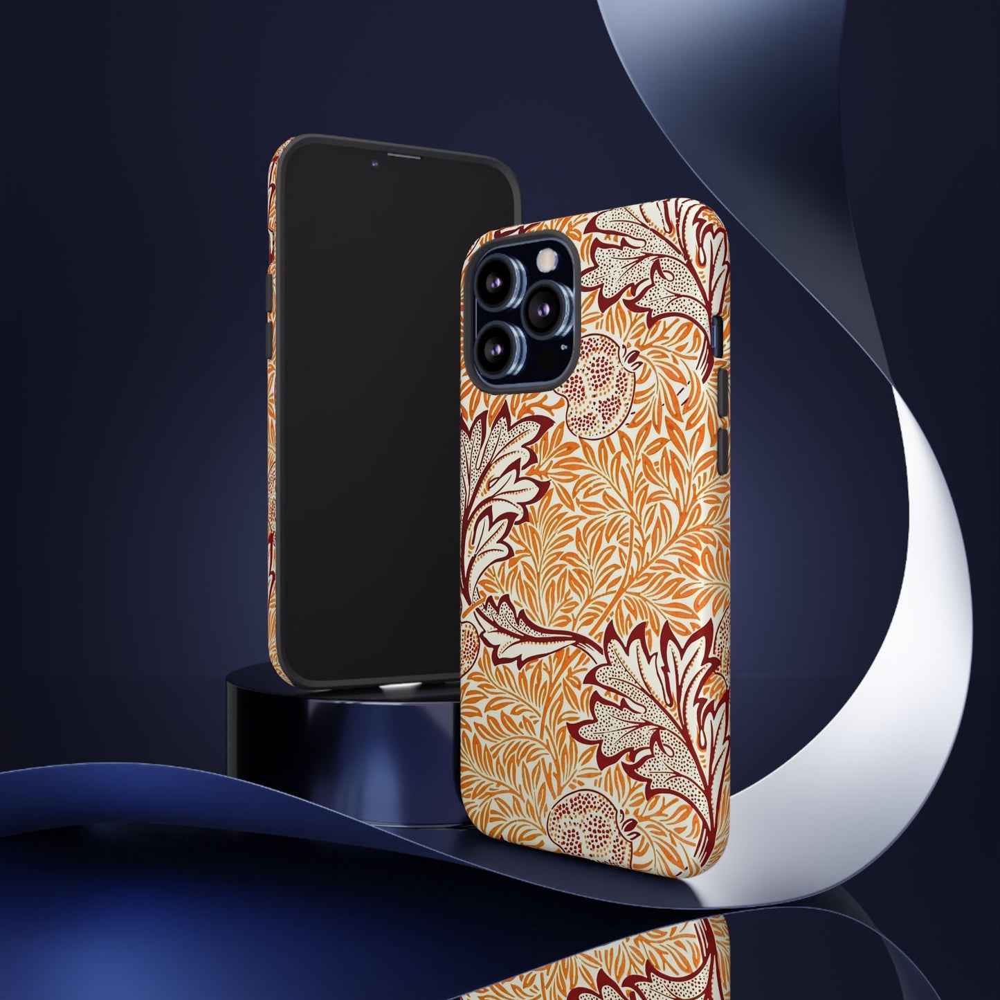 Stylish Phone Case, Tough Cases with Floral Design, Protective Cover, Gift for Her, Cute Phone Accessory
