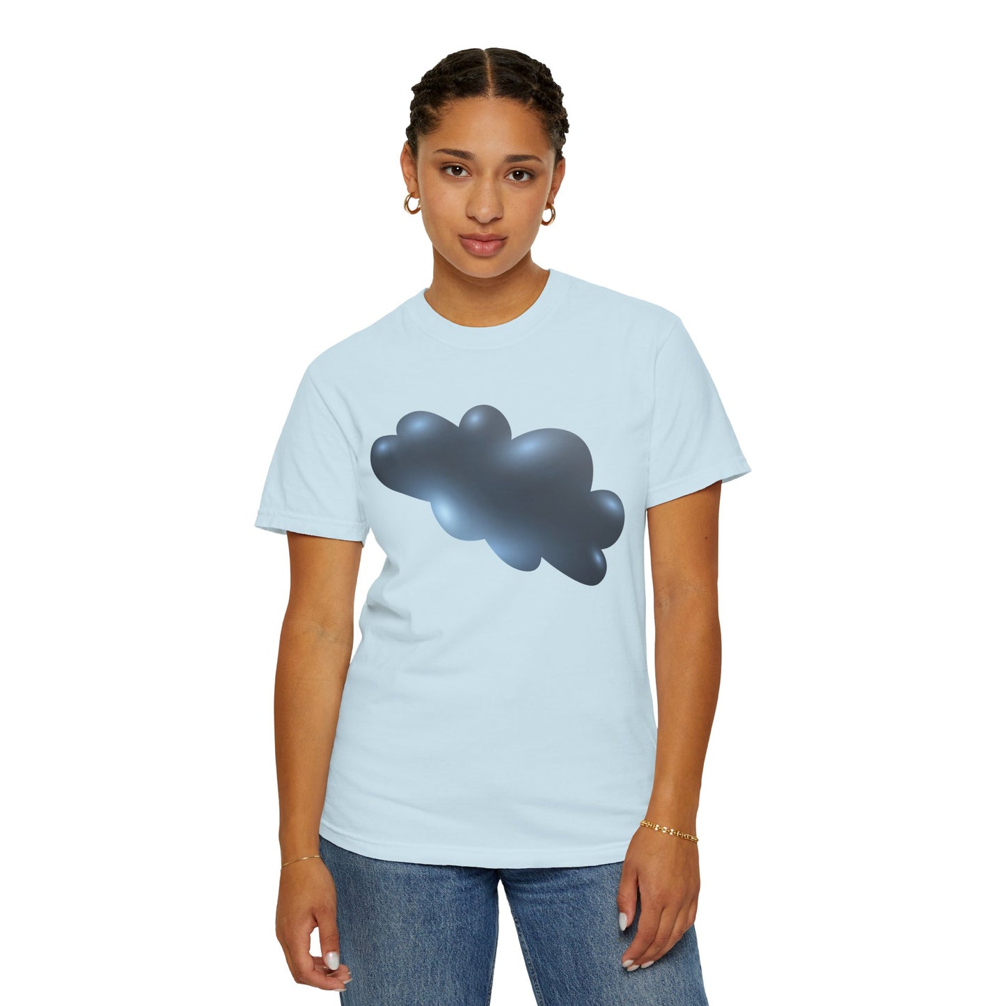 Unisex Garment-Dyed T-shirt - Serene Cloudscape - Dreamy Cloud Design